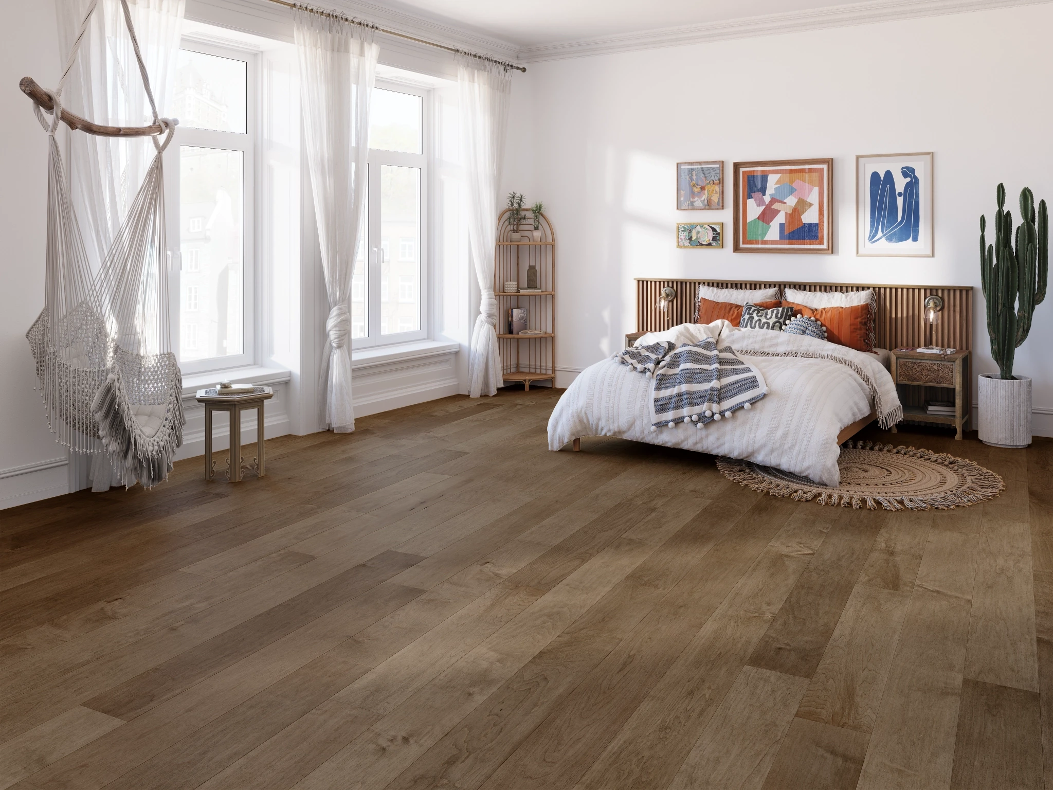 Visualisation de Érable Rodeo Select Lisse Satin Revêtement de sol par Alexandra Hardwood Flooring