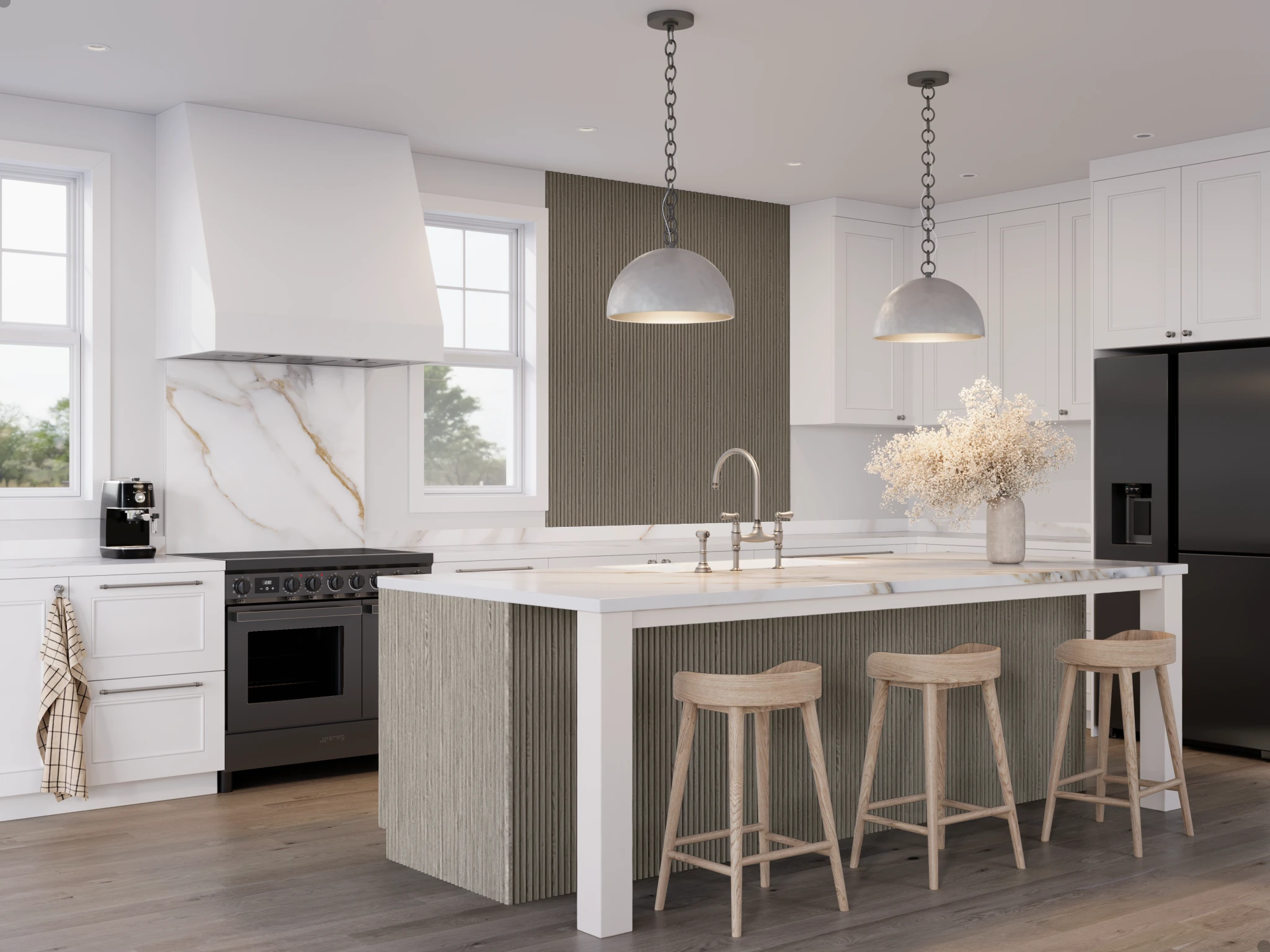 Wall Profile (profile 2200) Akra 3042 Cabinets visualization by Sublime