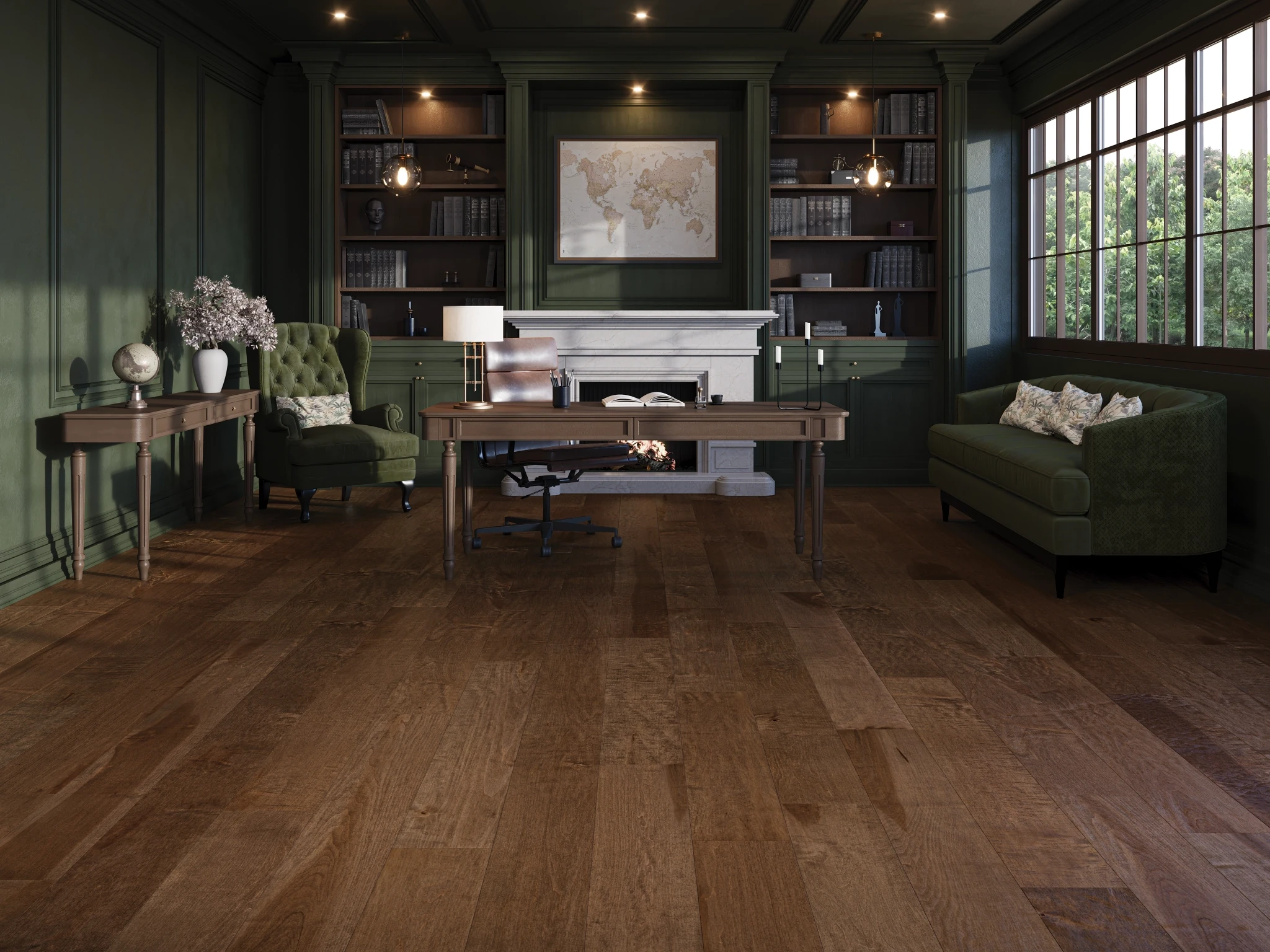 Visualisation de Érable Nomad Select Lisse Satin Revêtement de sol par Alexandra Hardwood Flooring