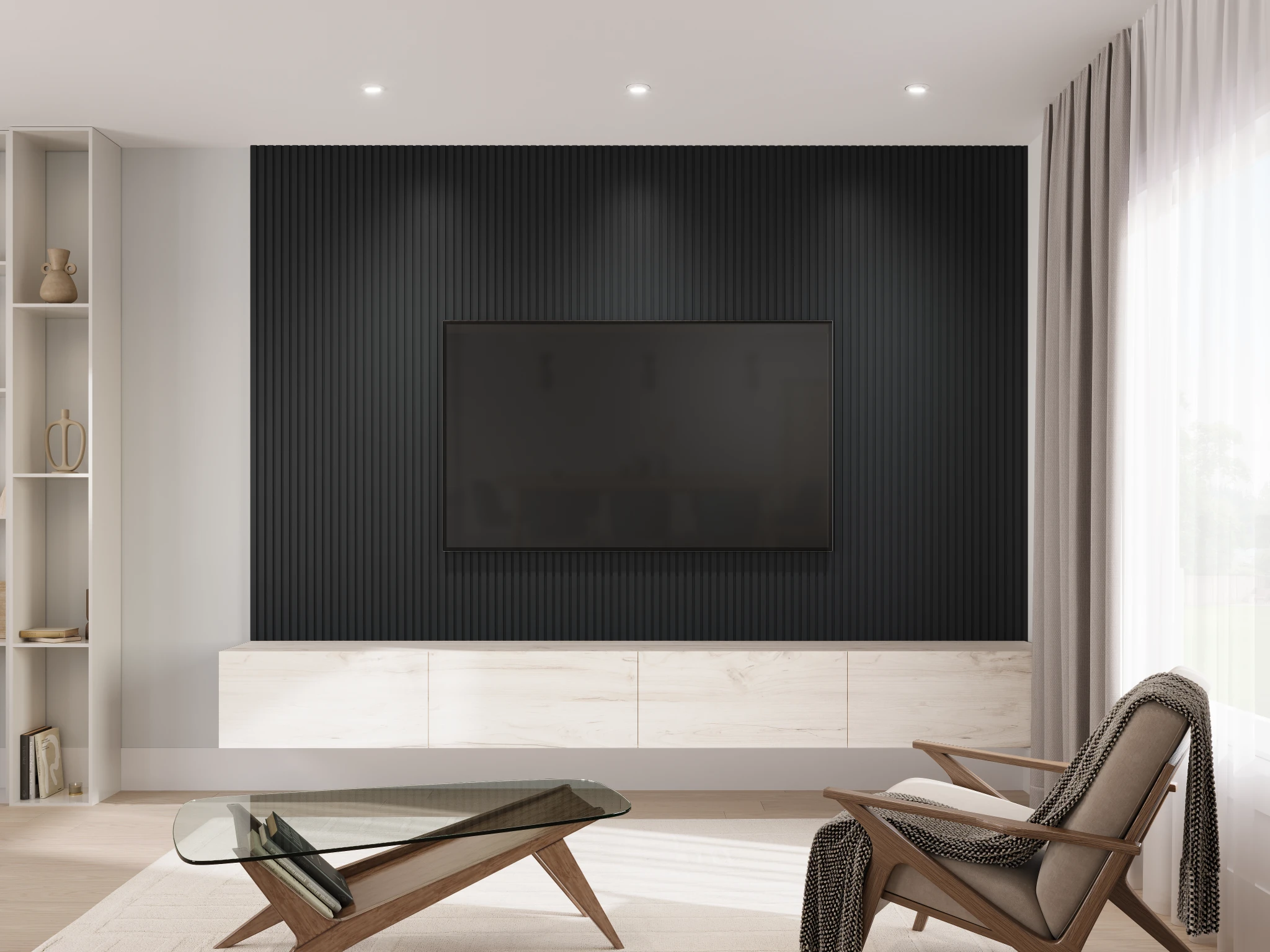 Wall Profile (profile 3771) Dolphin Grey 3023 Cabinets visualization by Sublime
