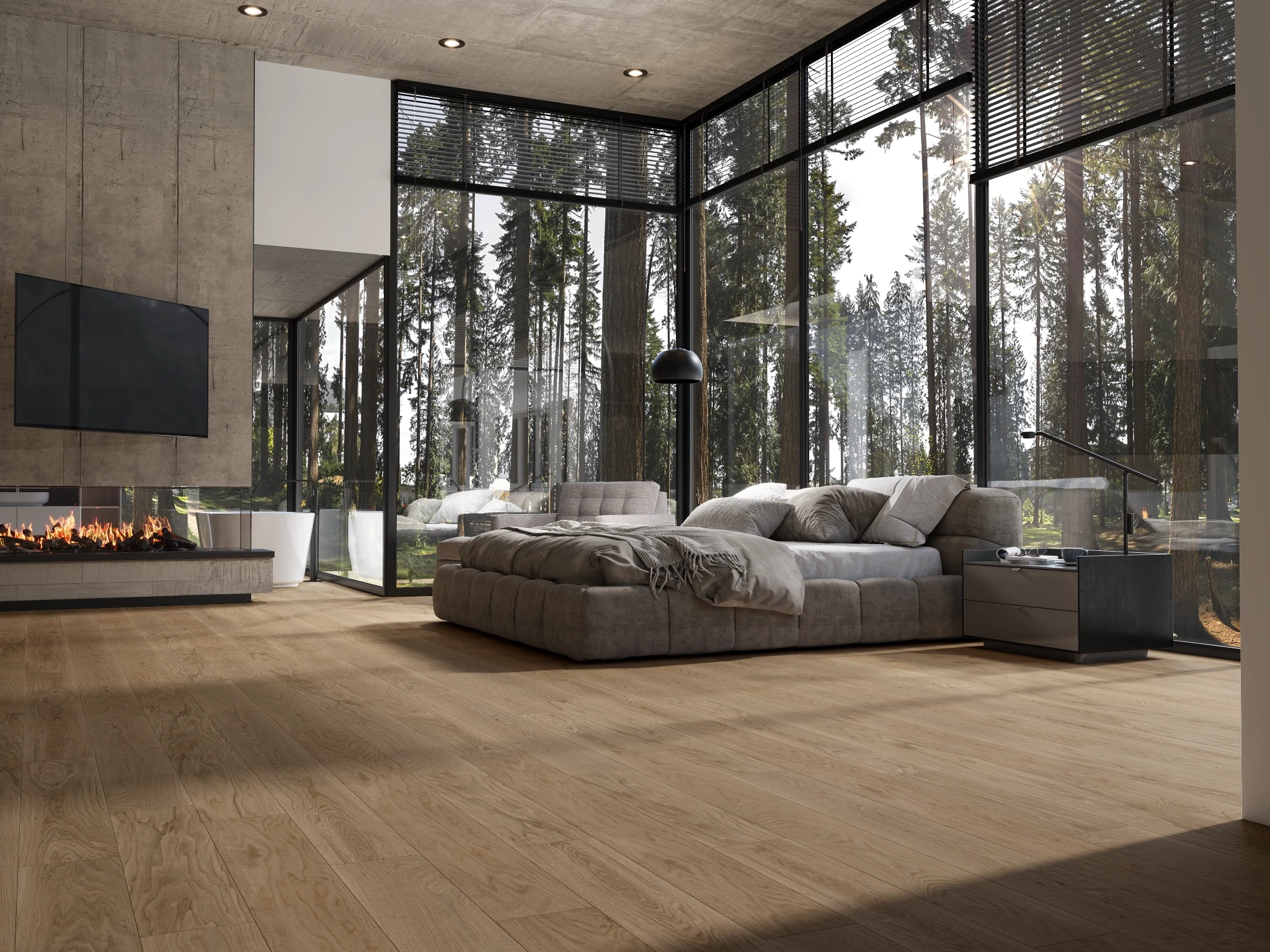 White Oak Marbella Nuance Wood Floor Flooring visualization by Preverco