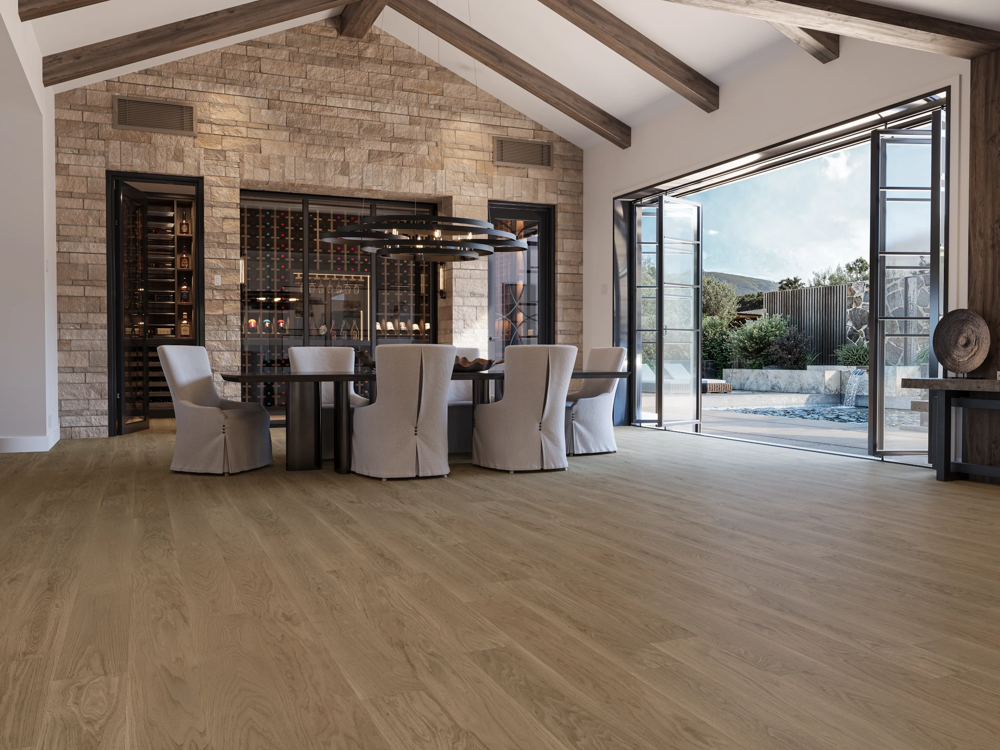 White Oak Marbella Nuance Wood Floor Flooring visualization by Preverco