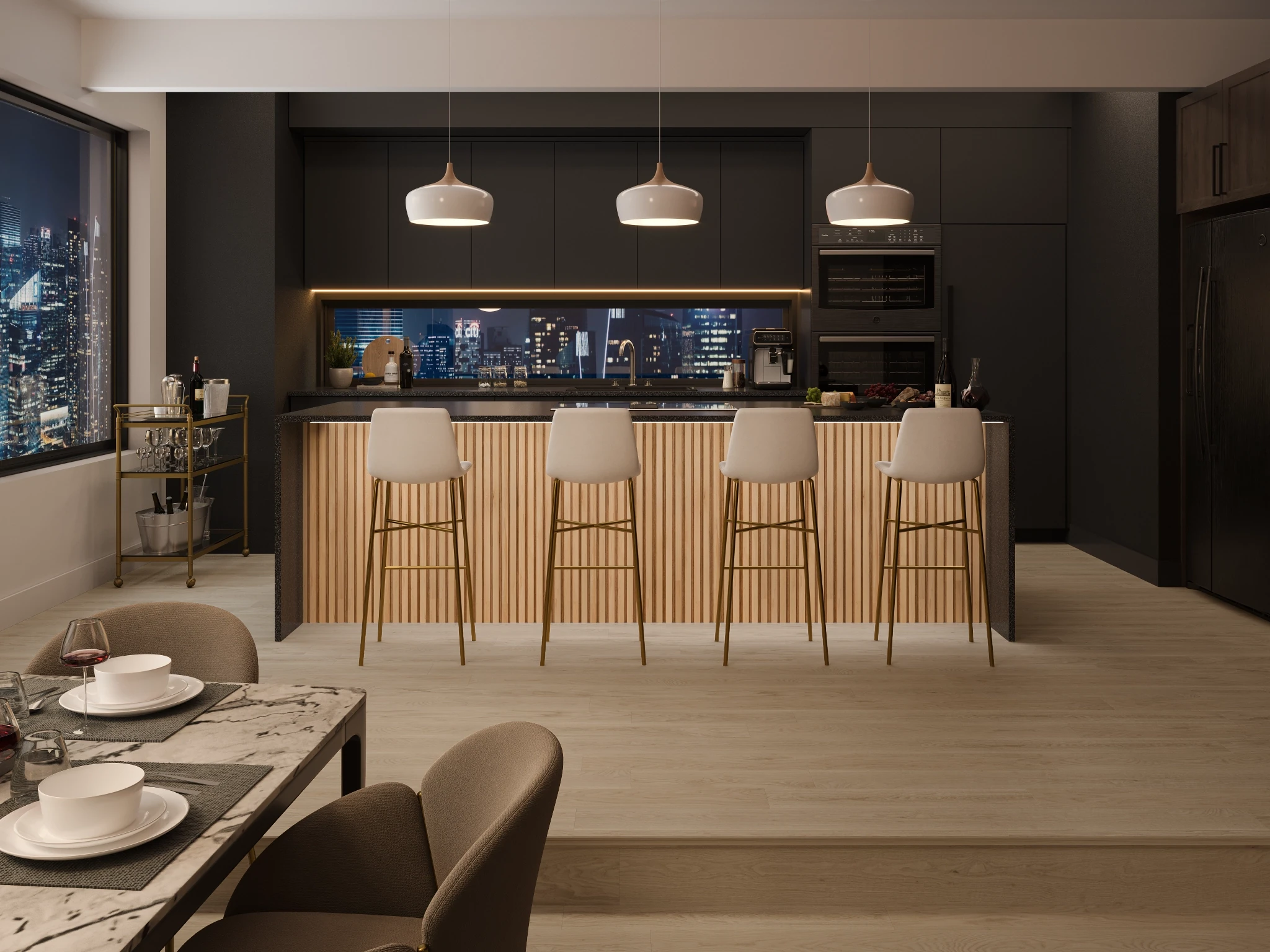White Oak Marbella Nuance Wood Floor Flooring visualization by Preverco
