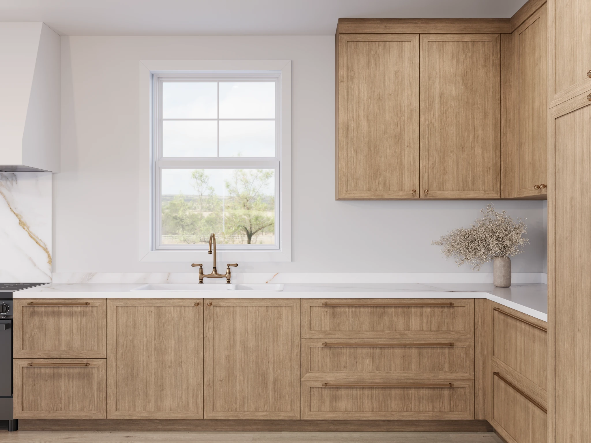 Essenziale Bali 360 Woodgrain Laminate Cabinets visualization by Sublime