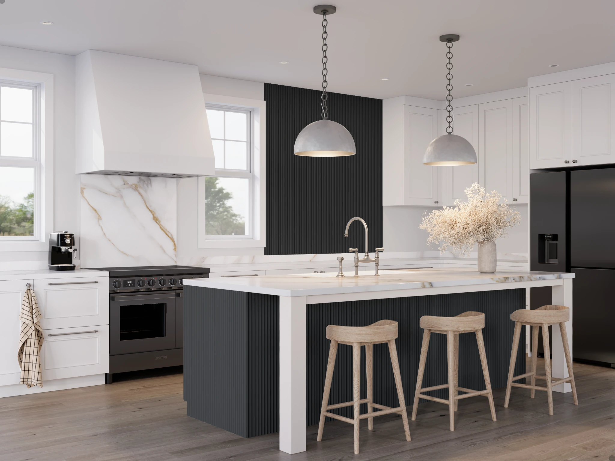 Wall Profile (profile 2200) Dolphin Grey 3023 Cabinets visualization by Sublime