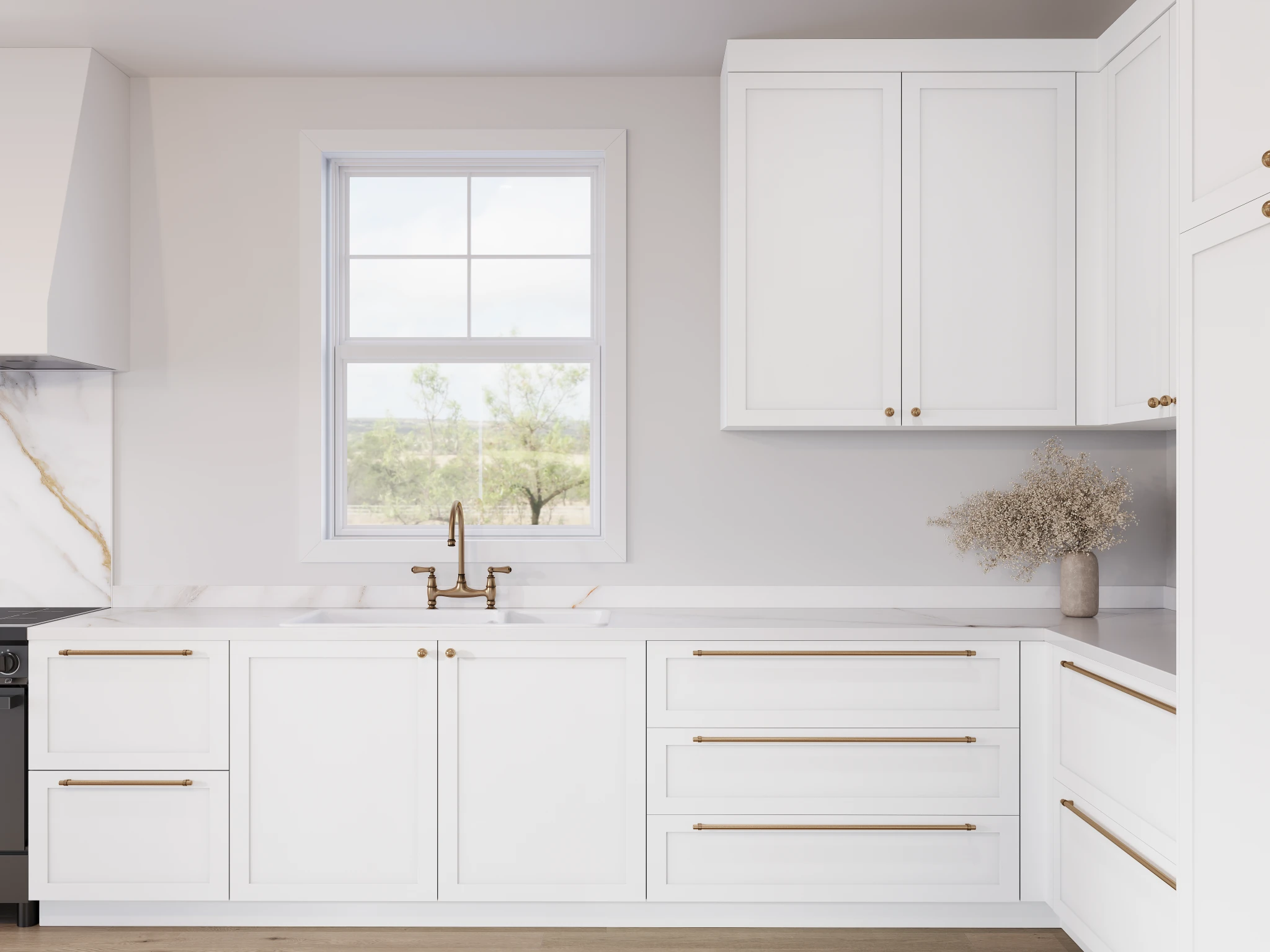 Polymer Silky Touch 734 White Cabinets visualization by Sublime