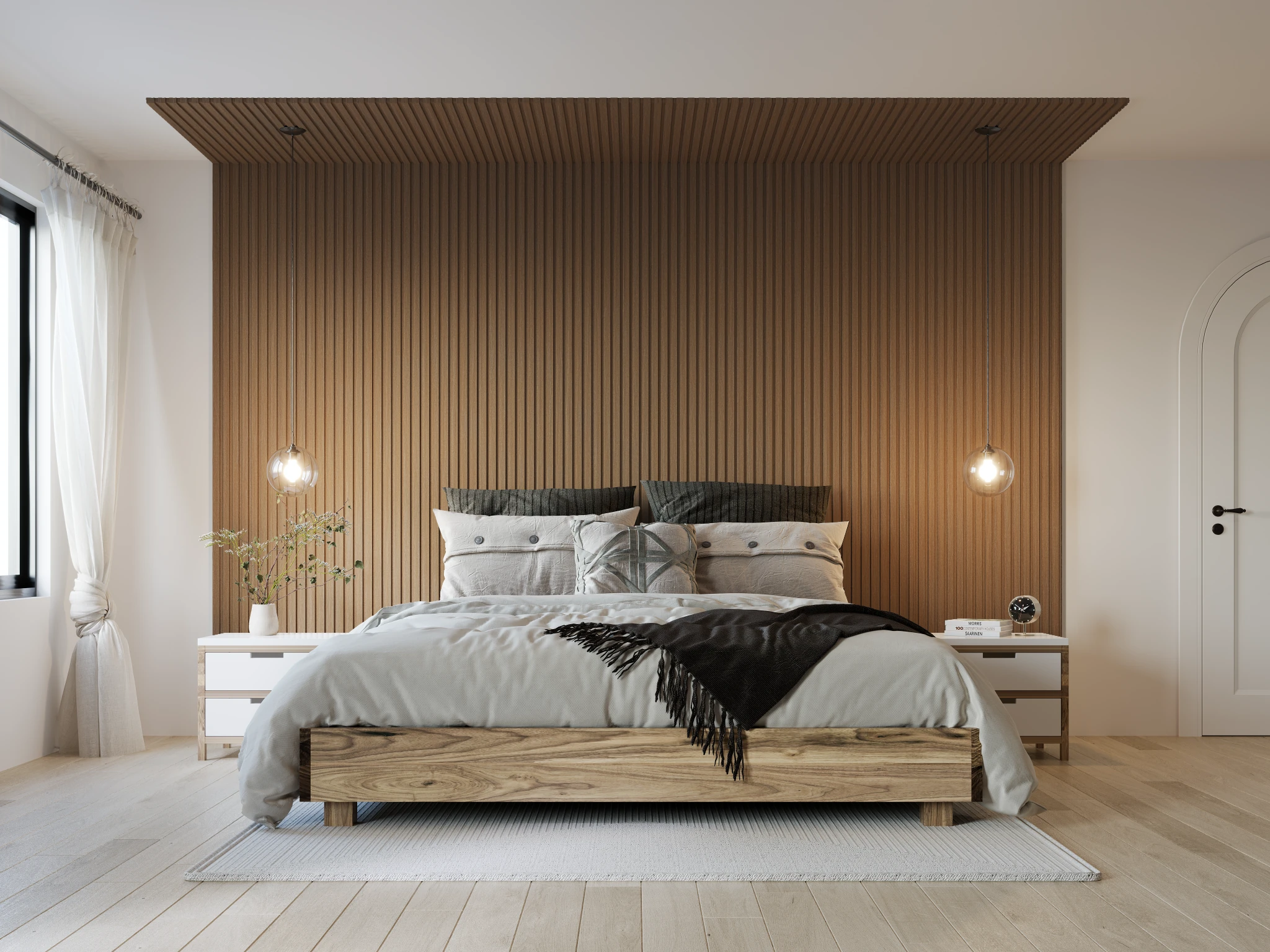 Visualisation de Profil mural (profil 3771) Peru Oak 3041 Armoire par Sublime