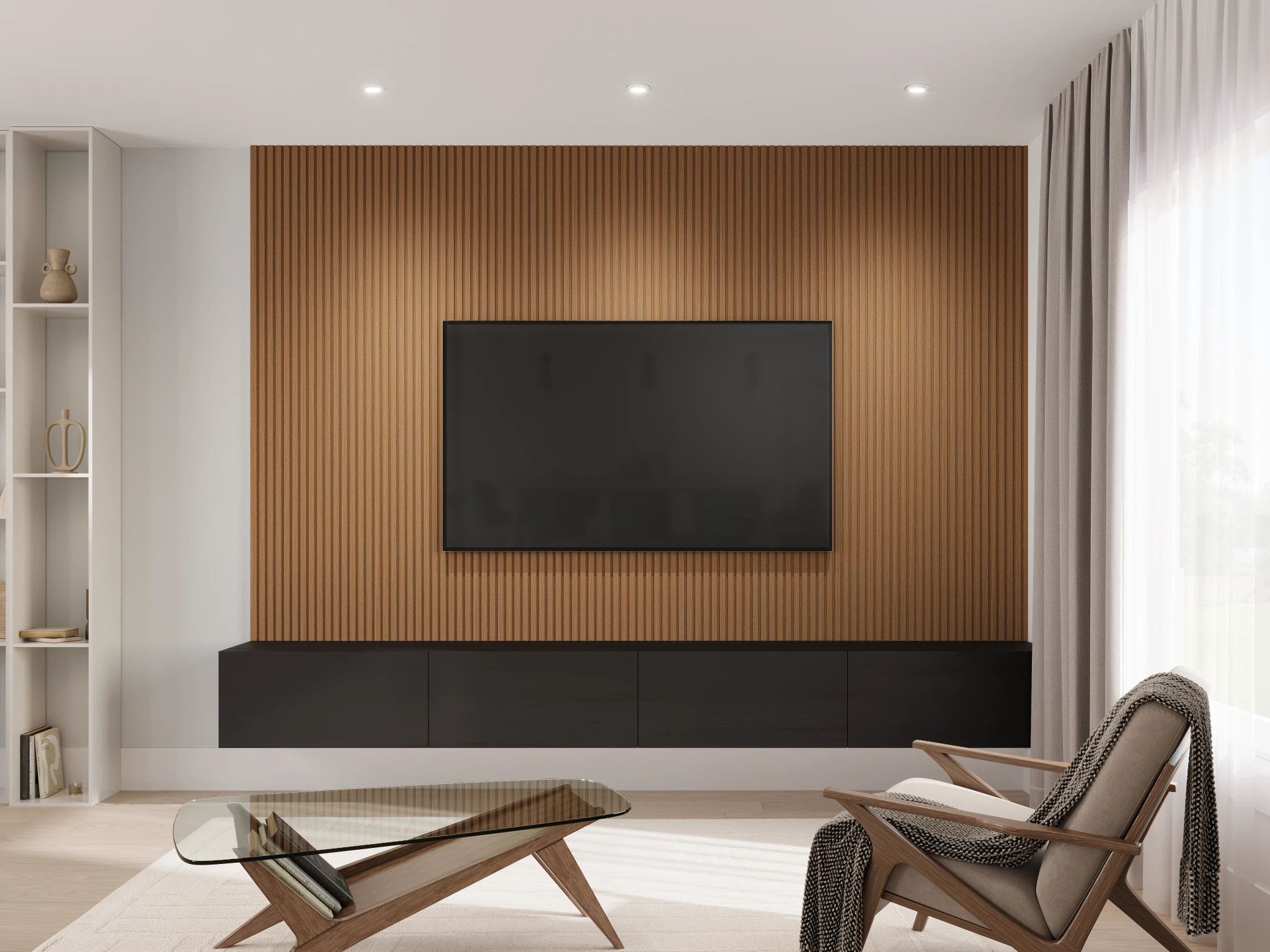 Visualisation de Profil mural (profil 3771) Peru Oak 3041 Armoire par Sublime