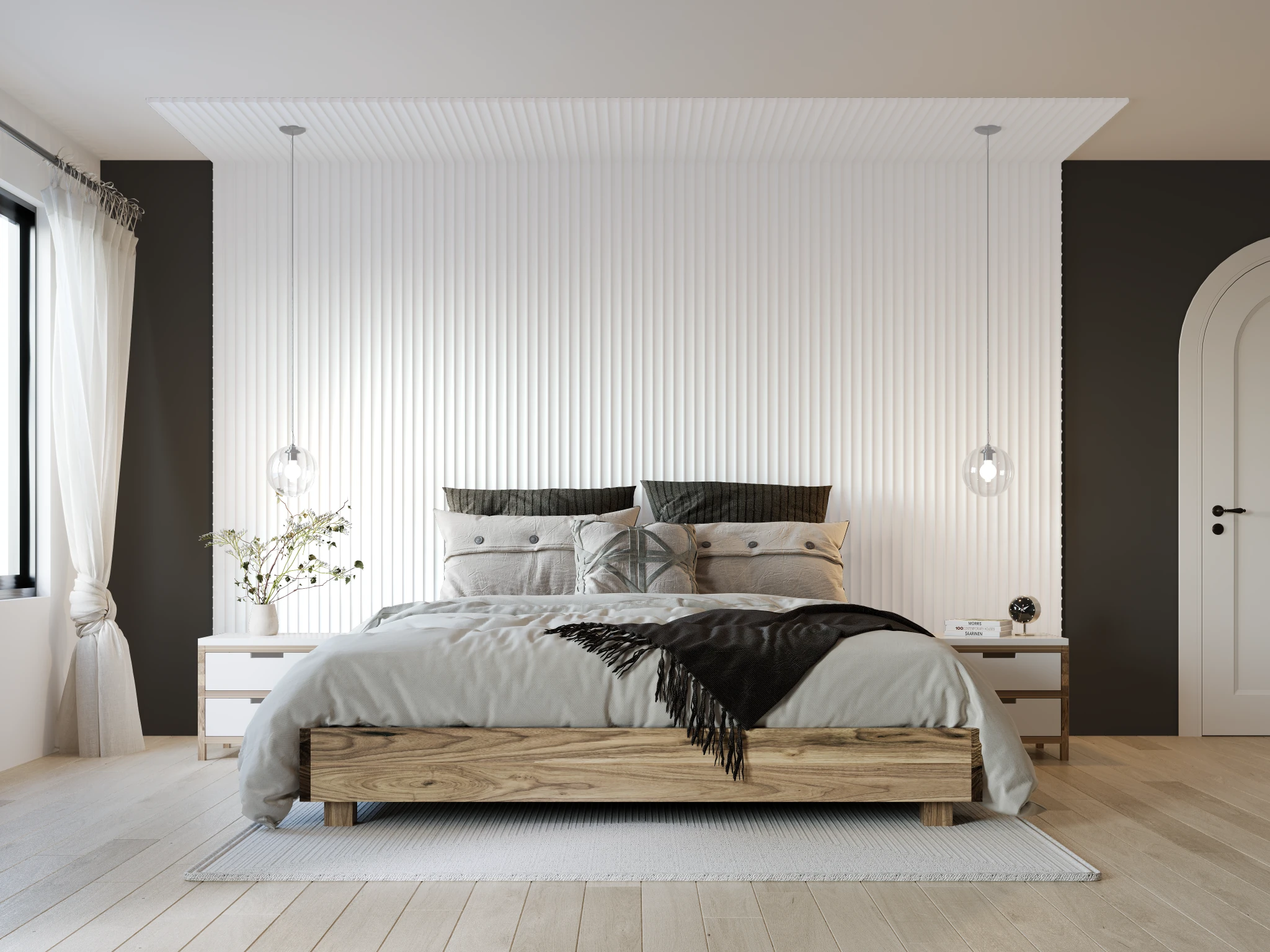 Visualisation de Profil mural (profil 2050) Blanc 734 Armoire par Sublime