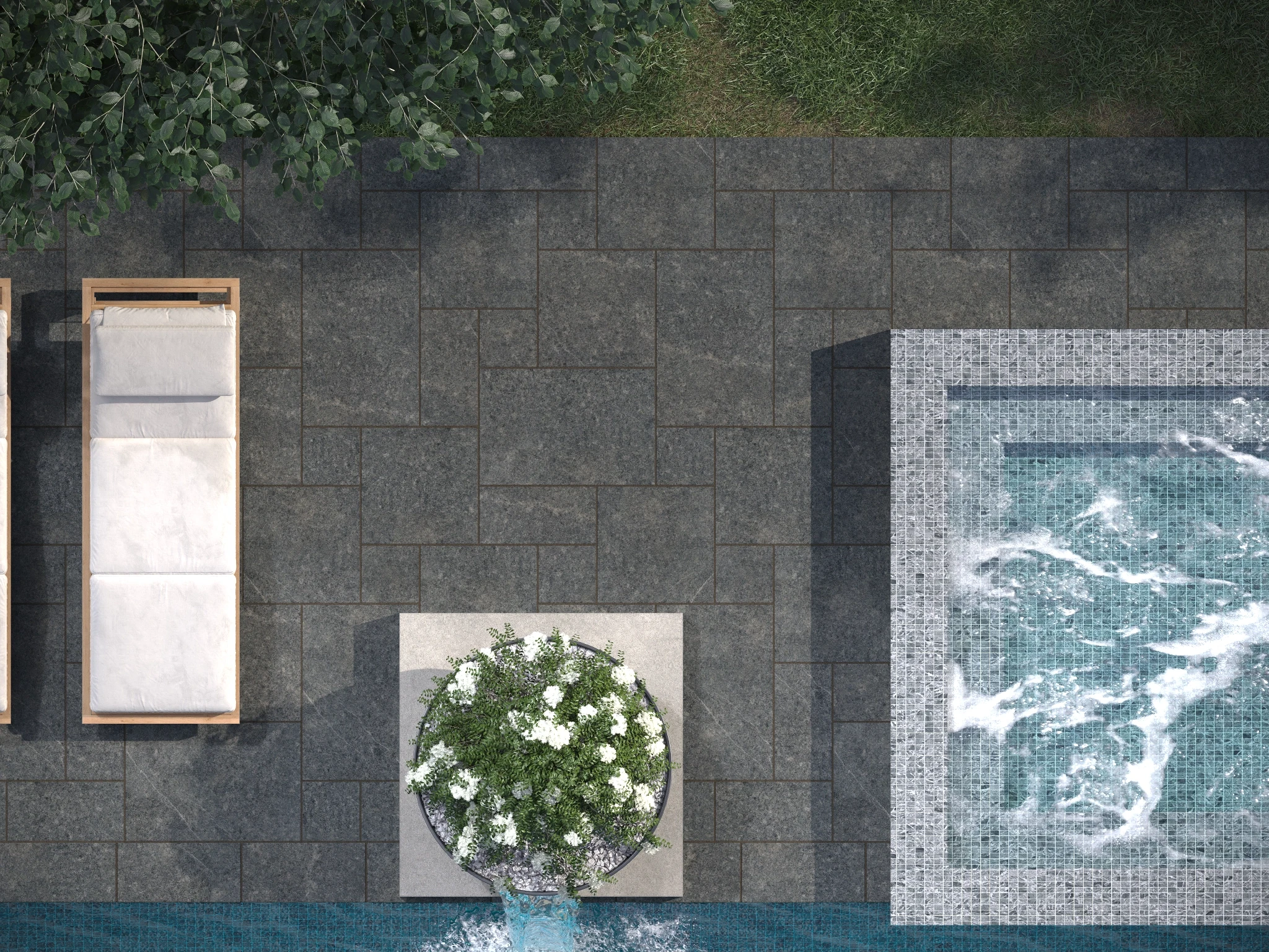 Visualisation de SAINT HENRY BLACK™ Granite Biltmore pattern Revêtement de sol extérieur par Polycor