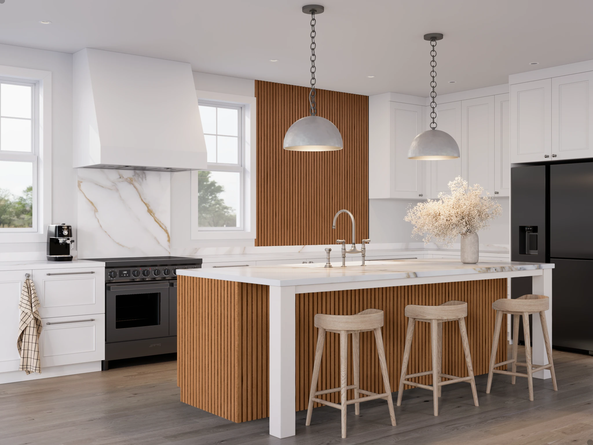 Wall Profile (profile 3771) Teak 248 Cabinets visualization by Sublime