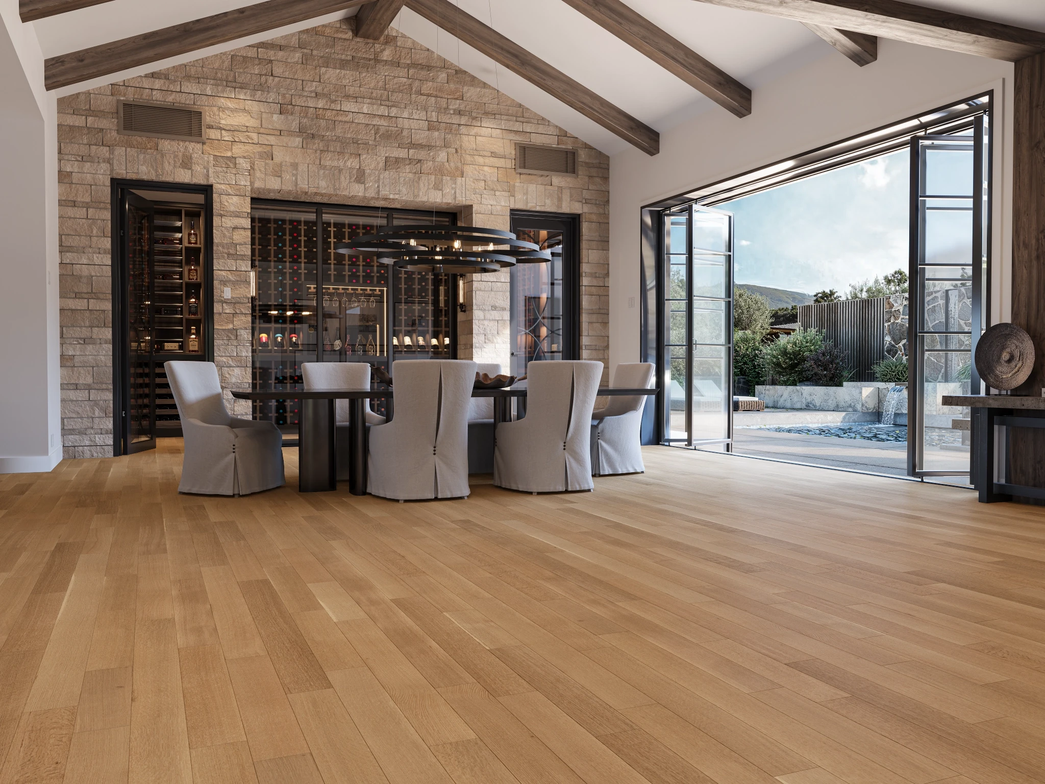 White Oak RQ Natural Nuance Wood Floor Flooring visualization by Preverco