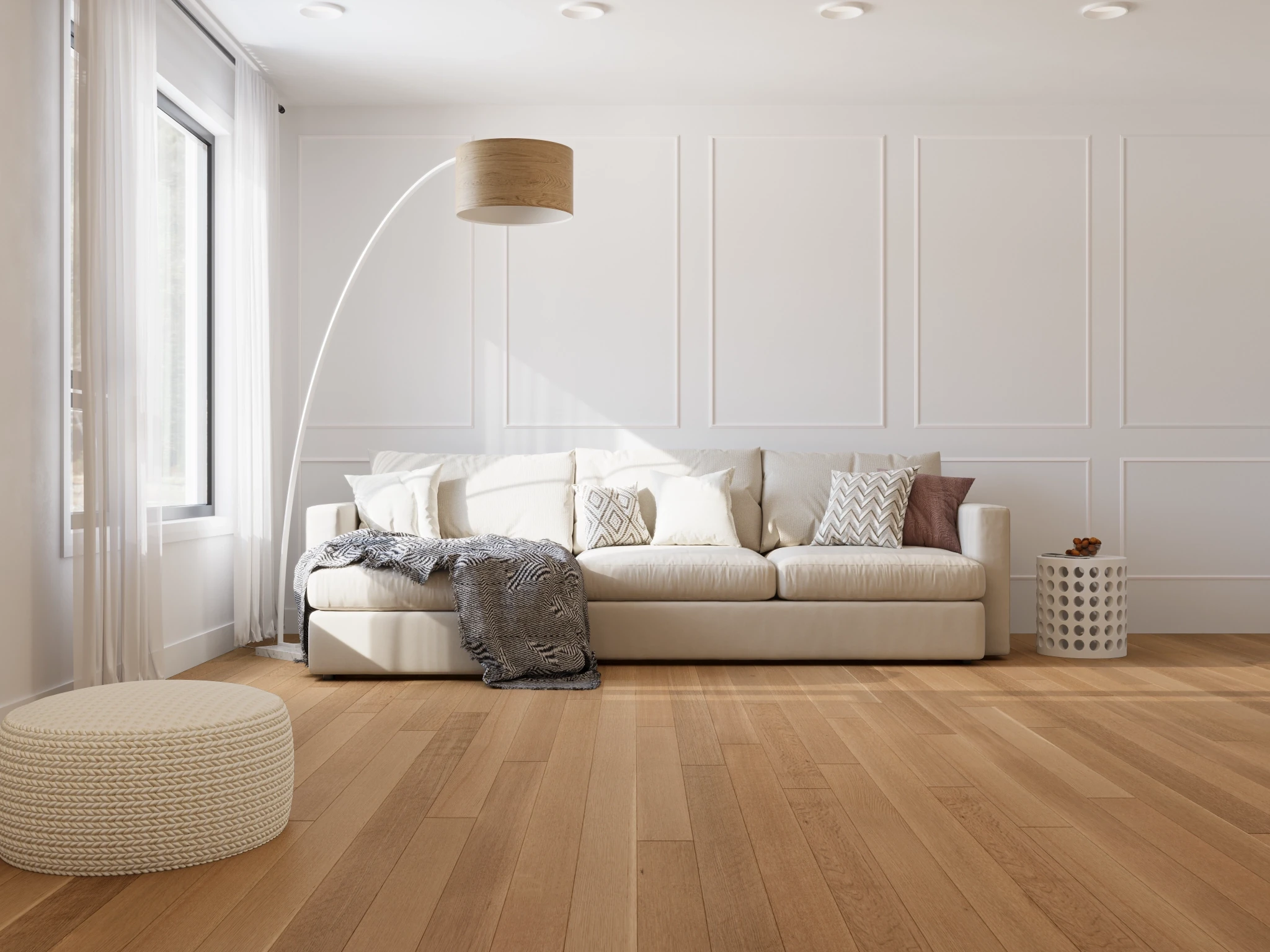 White Oak RQ Natural Nuance Wood Floor Flooring visualization by Preverco