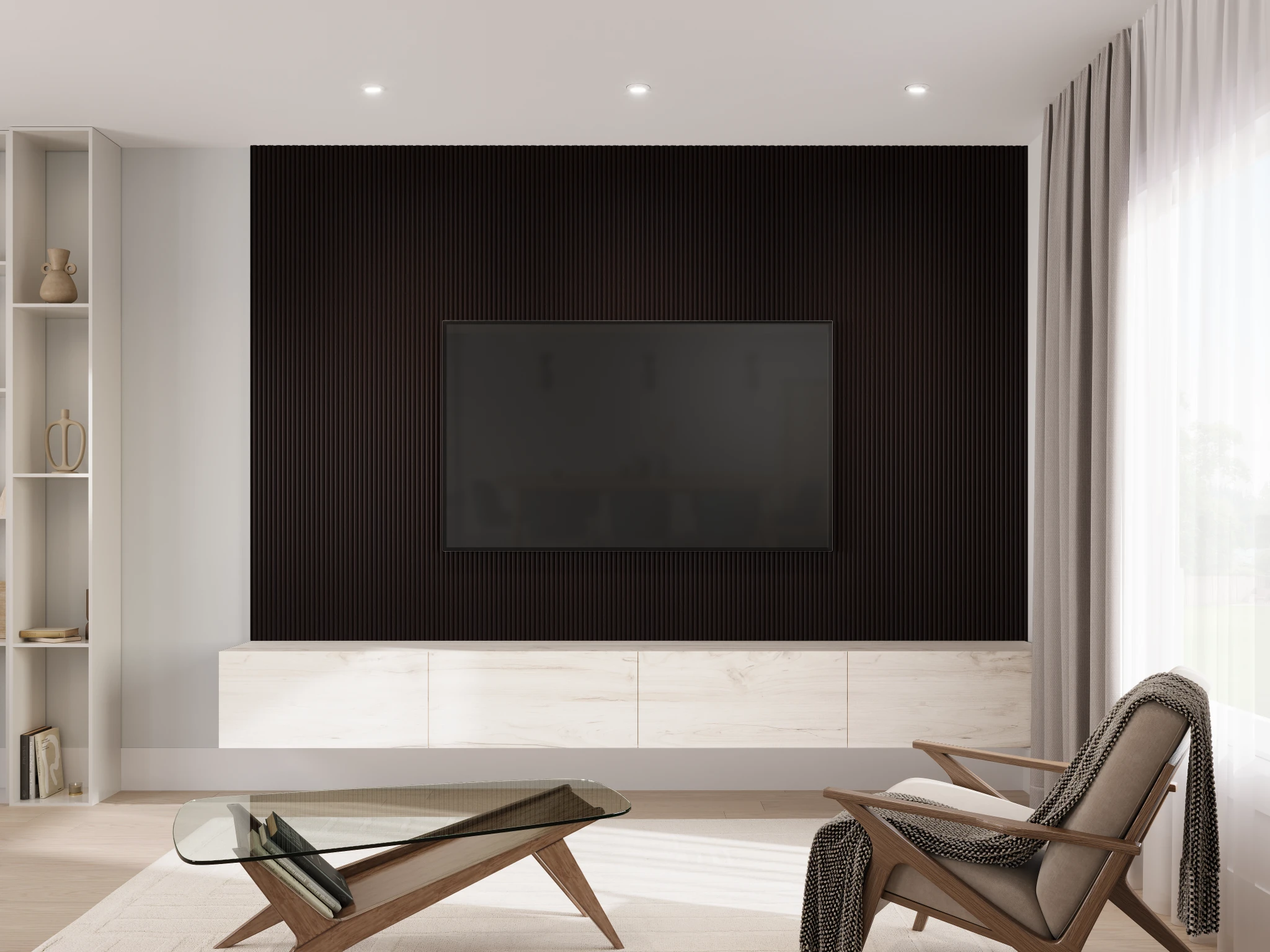 Wall Profile (profile 2200) Wenge 246 Cabinets visualization by Sublime