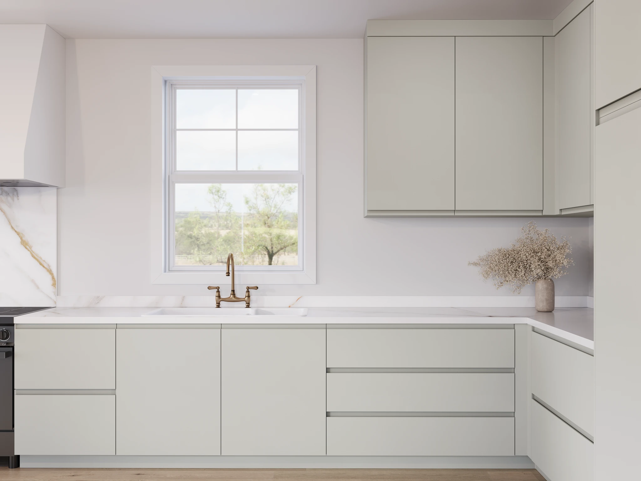 Visualisation de Polymère Silky Touch 713 Gris Arctique Armoire par Sublime