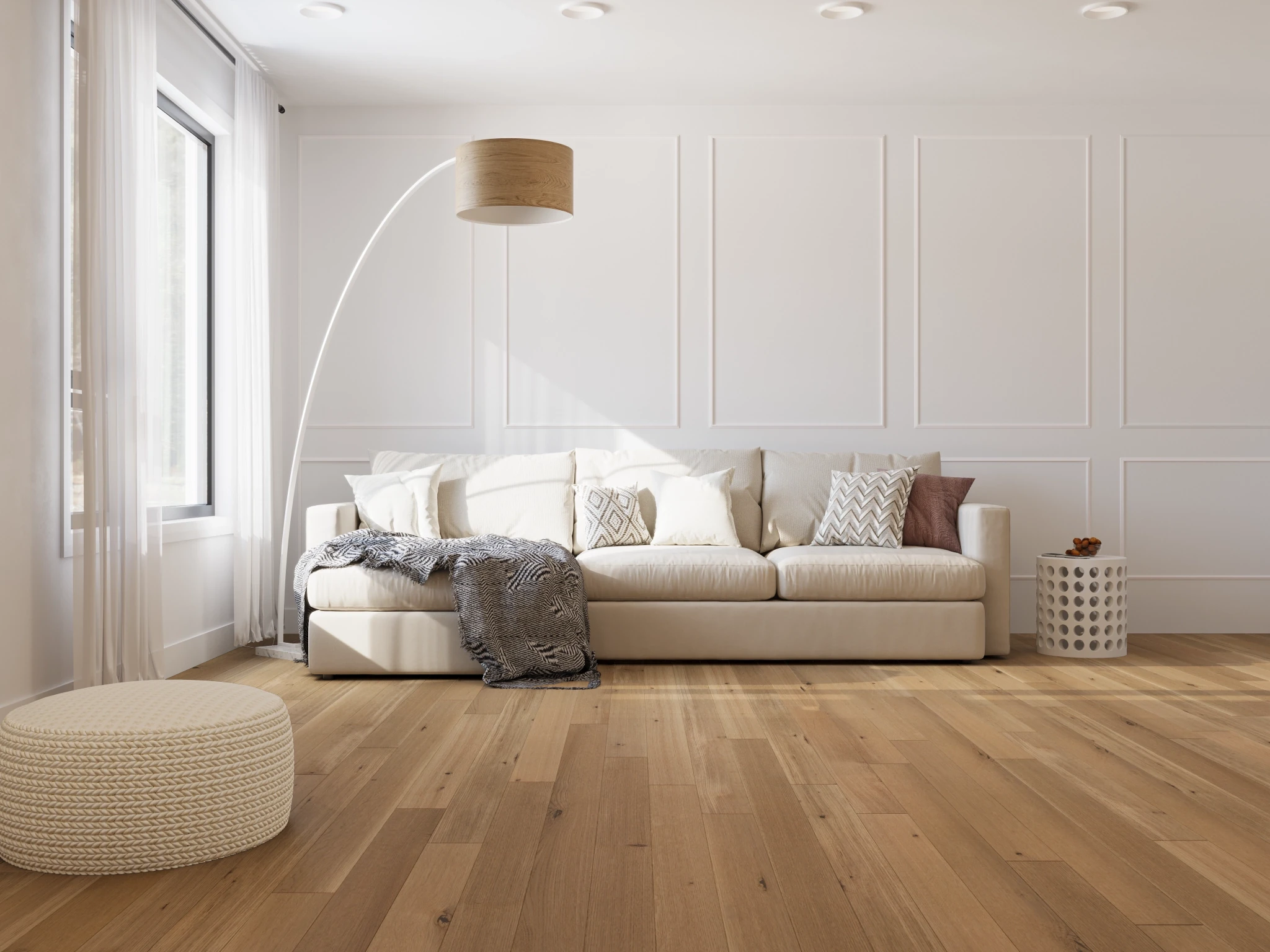 White Oak Rift & Quarter Natural Variation With Knots Wood Floor Flooring visualization by Preverco