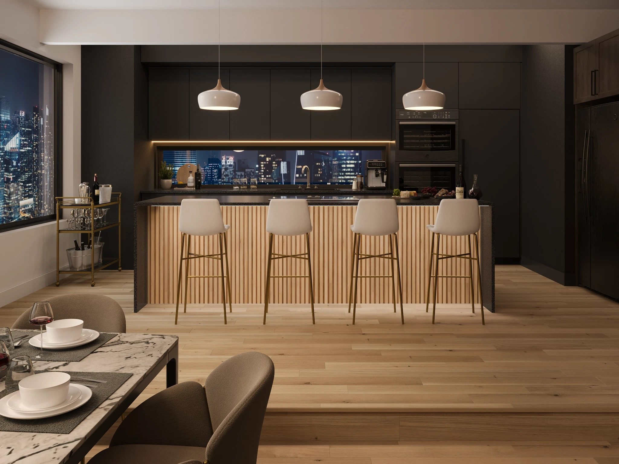 White Oak Rift & Quarter Natural Variation With Knots Wood Floor Flooring visualization by Preverco