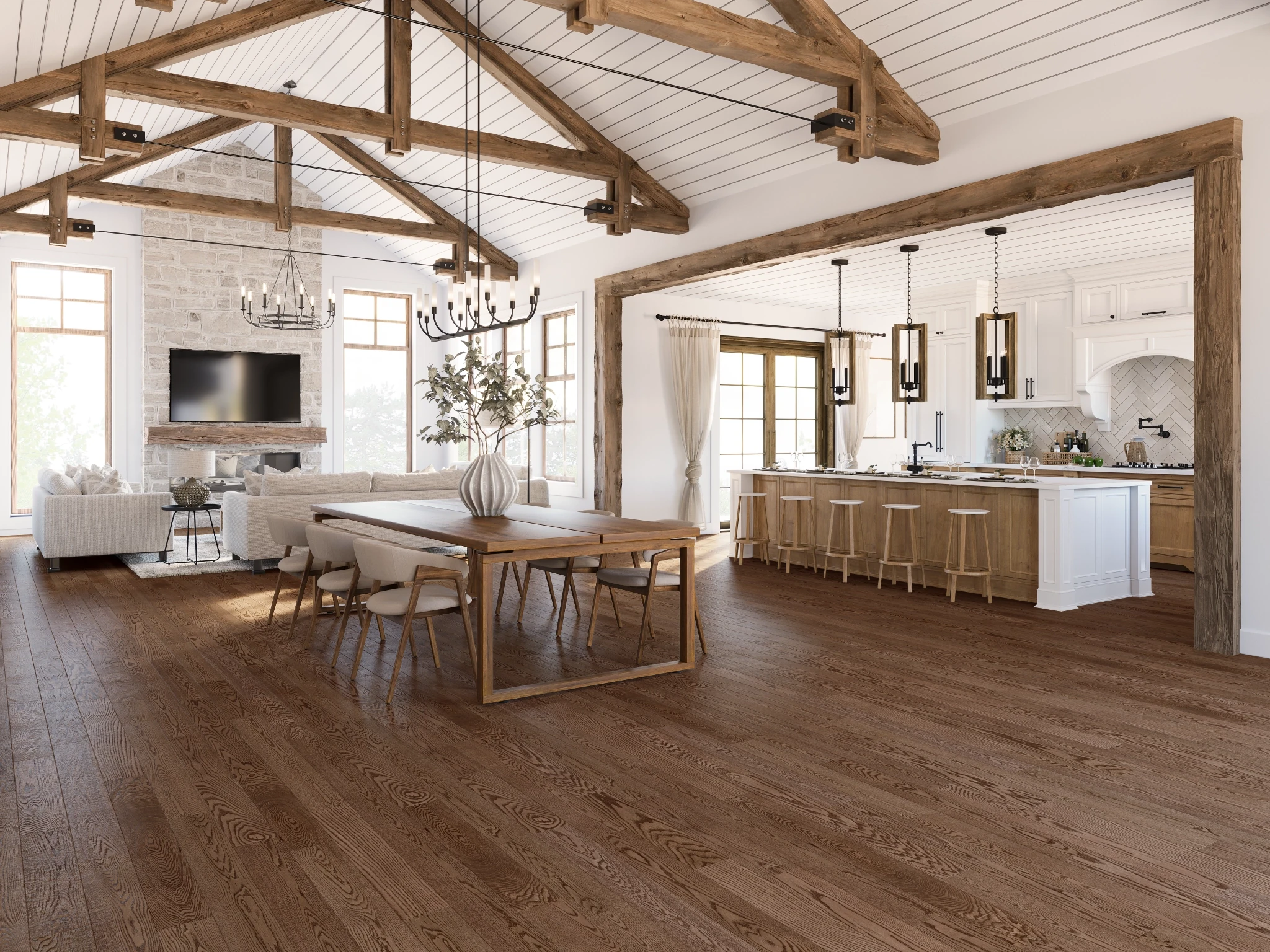 Oak Santa Fe Nuance Wood Floor Flooring visualization by Preverco