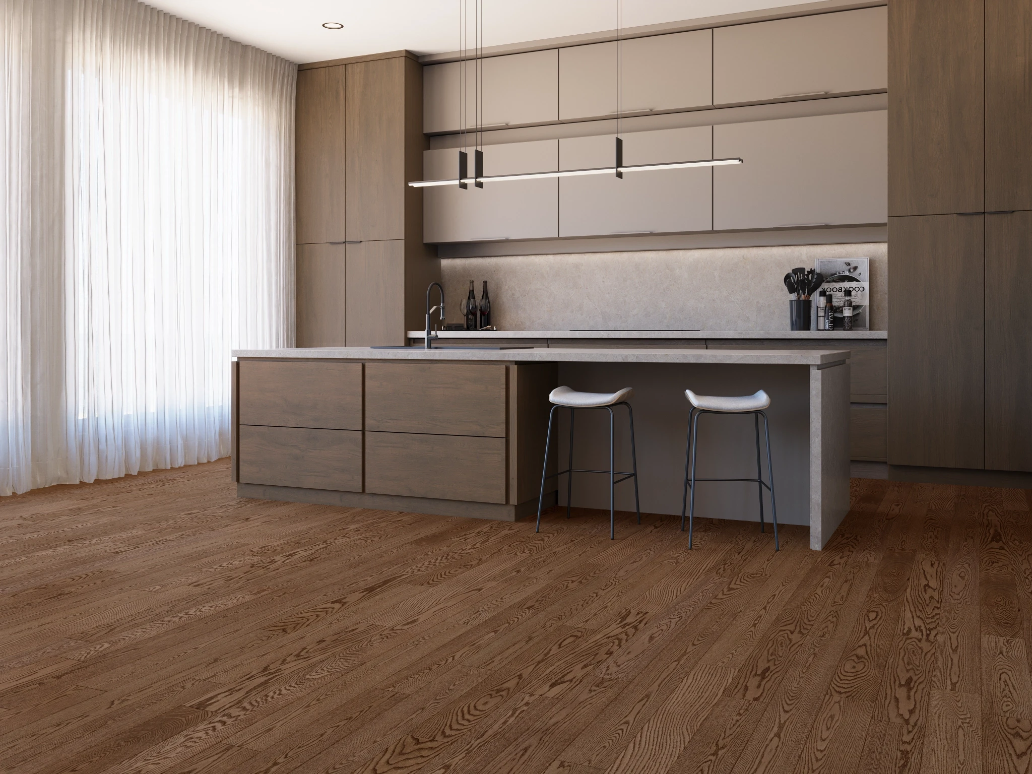 Oak Santa Fe Nuance Wood Floor Flooring visualization by Preverco