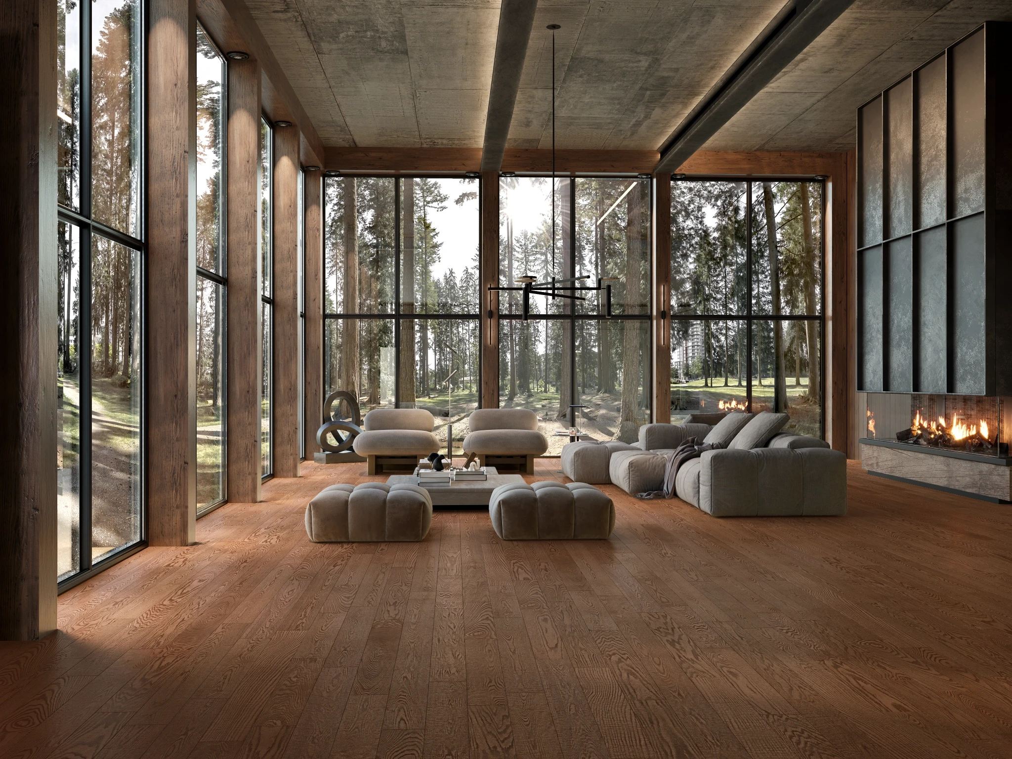 Oak Santa Fe Nuance Wood Floor Flooring visualization by Preverco