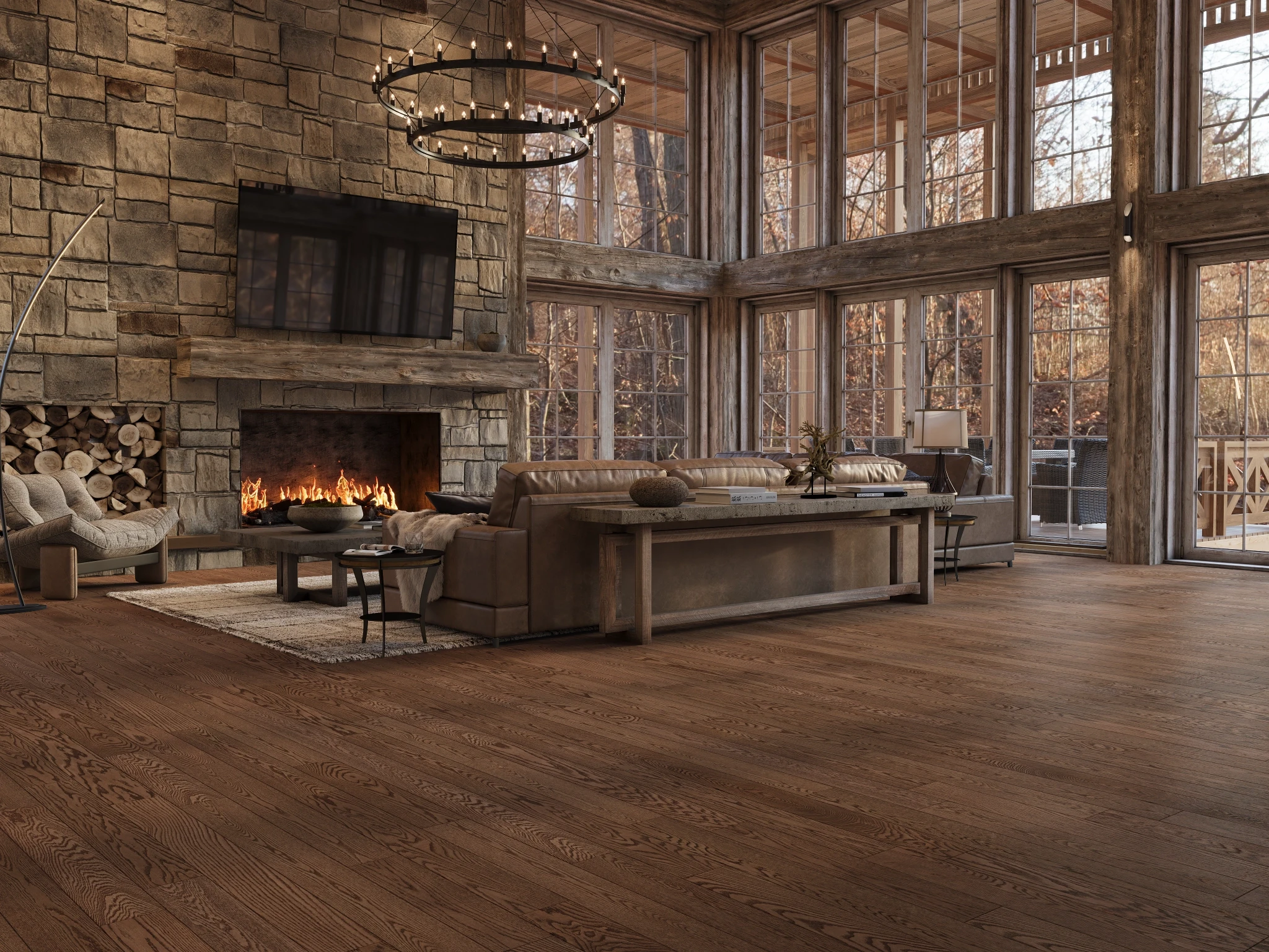 Oak Santa Fe Nuance Wood Floor Flooring visualization by Preverco