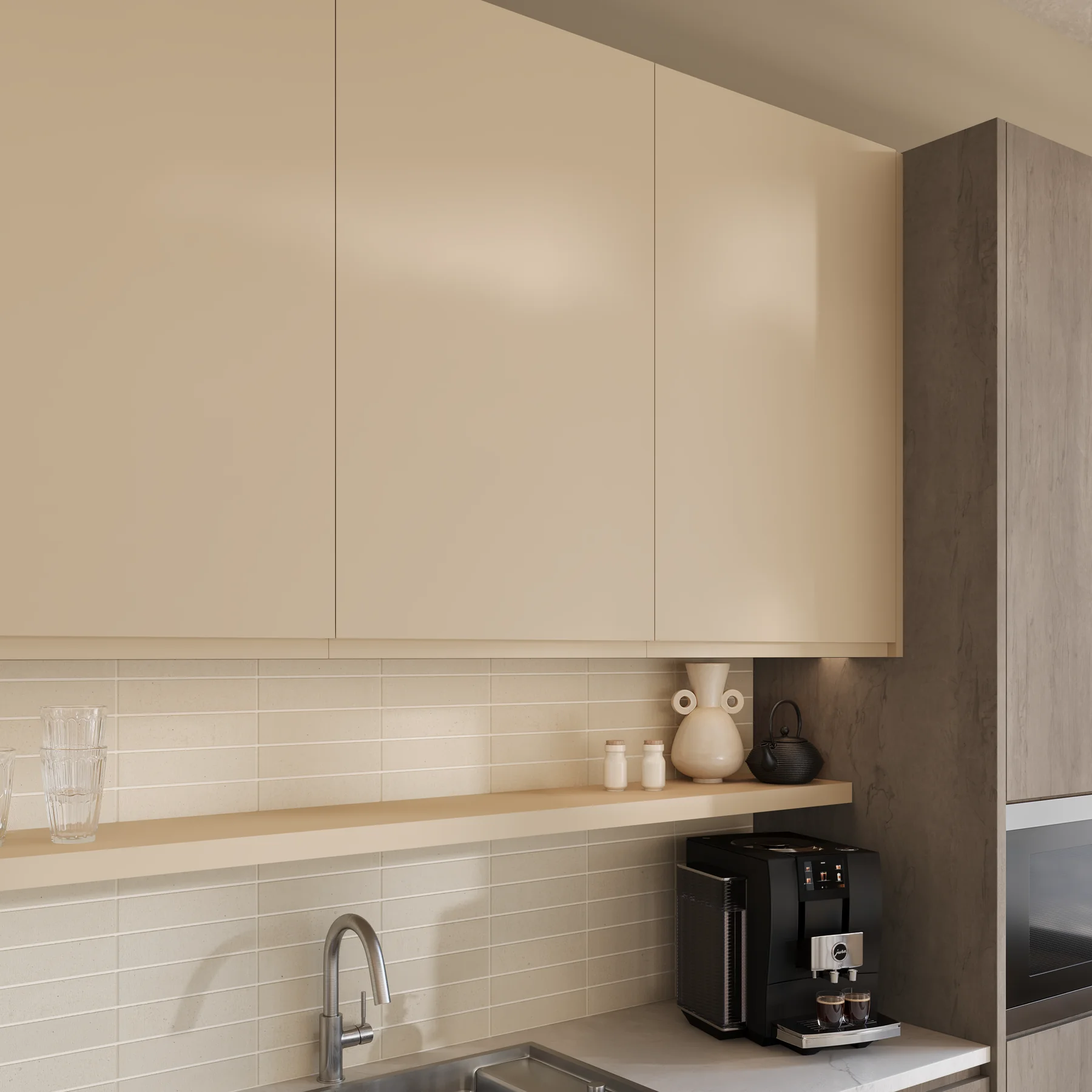 Cream Puff PM781 Laminate Cabinets visualization by Tafisa