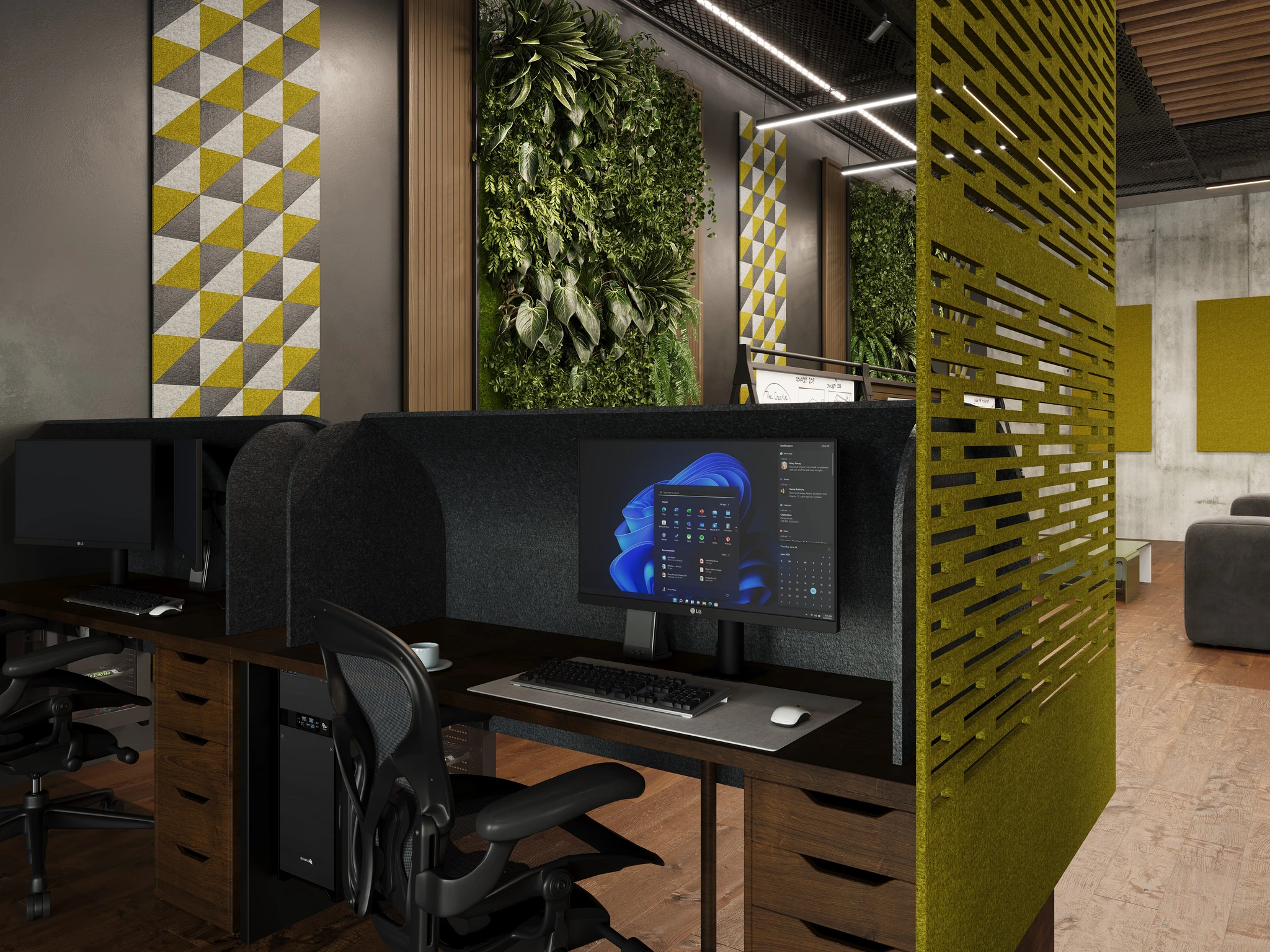 Visualisation de Duotex - Vert Ste-Marie Mobilier par Feltkütur
