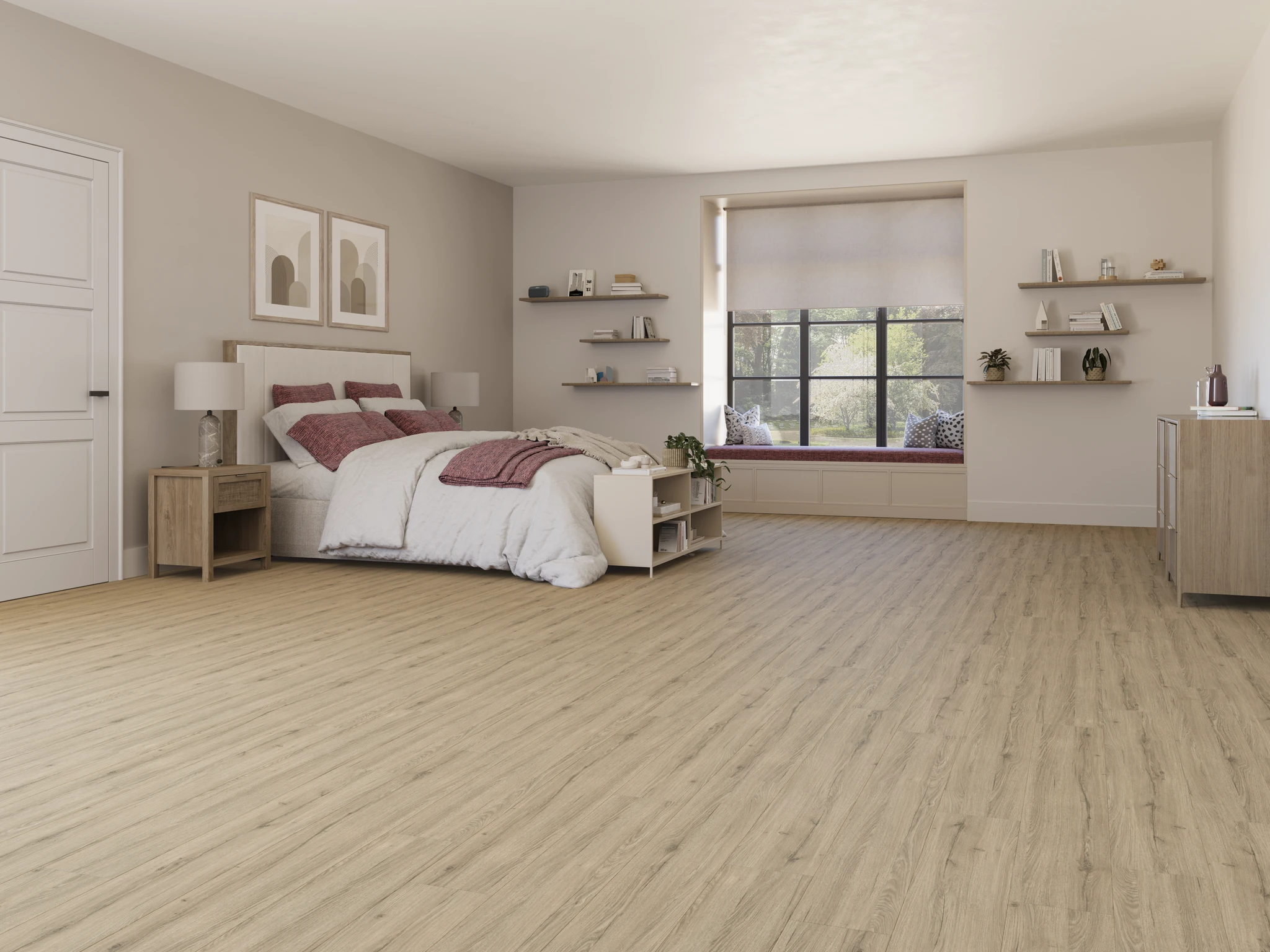 Floorpan Wings - Golden Sand Laminate Floor Flooring visualization by Goodfellow