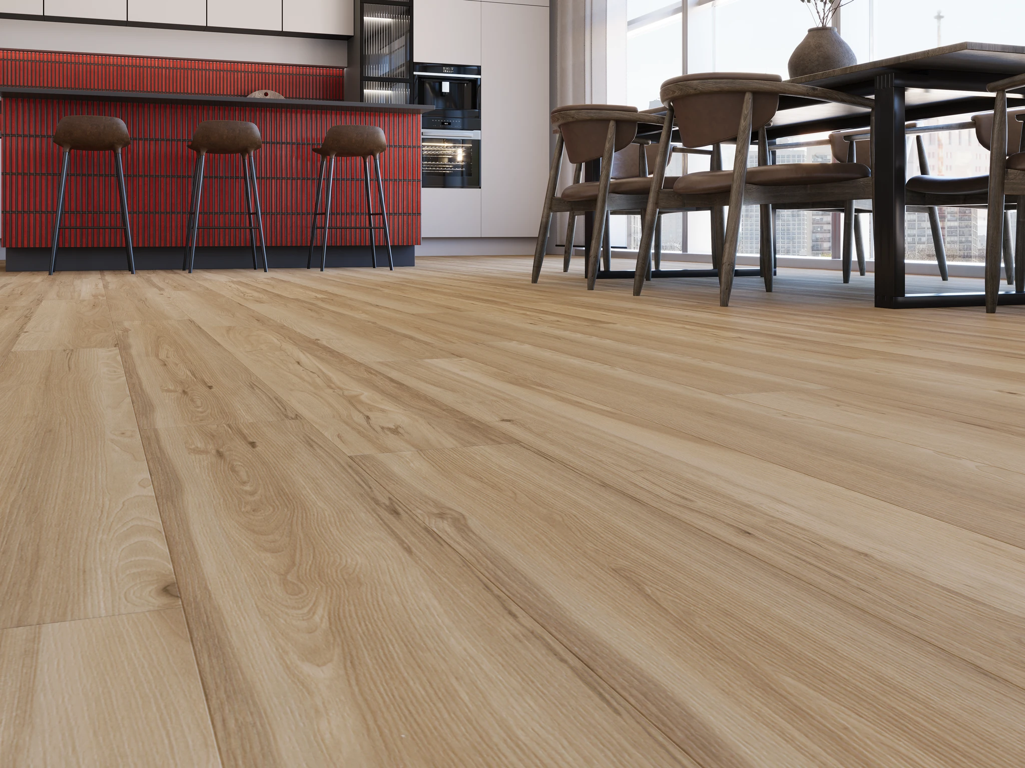 Arctik 9112 - Maple Natural Vinyl (SPC) Floor Flooring visualization by Goodfellow