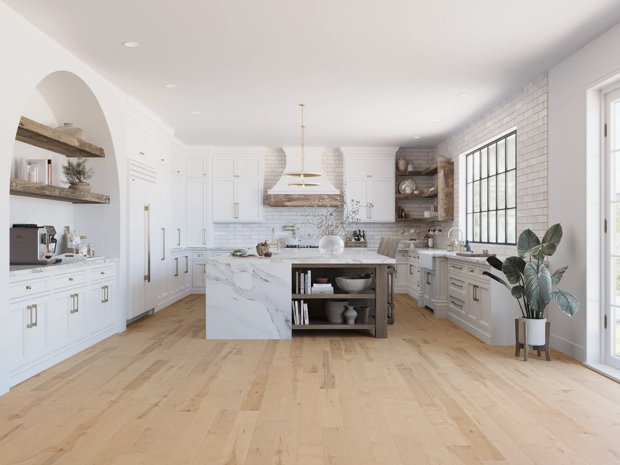 Valorem Matte Maple Wood Floor Flooring visualization by Planchers PG