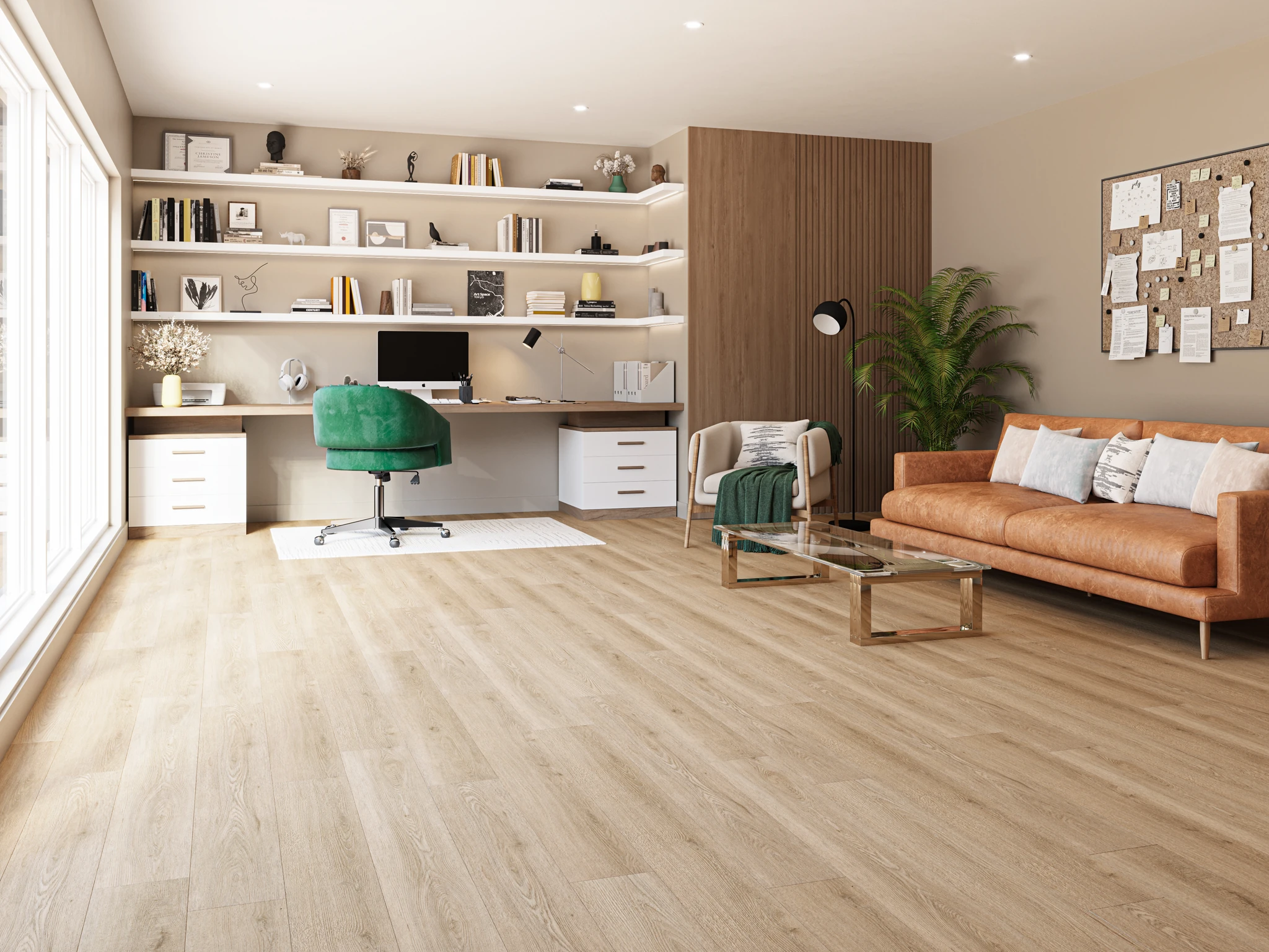 Aspen 5508 - Nordic Wool Vinyl (SPC) Floor Flooring visualization by Goodfellow