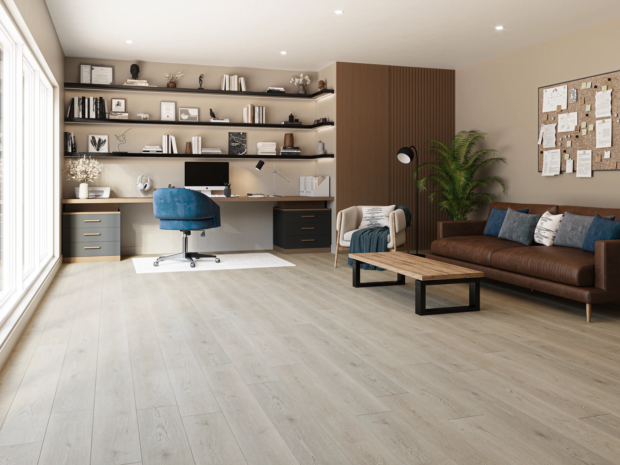 Cushion Tech 7008 - Augusta Vinyl (SPC) Floor Flooring visualization by Goodfellow