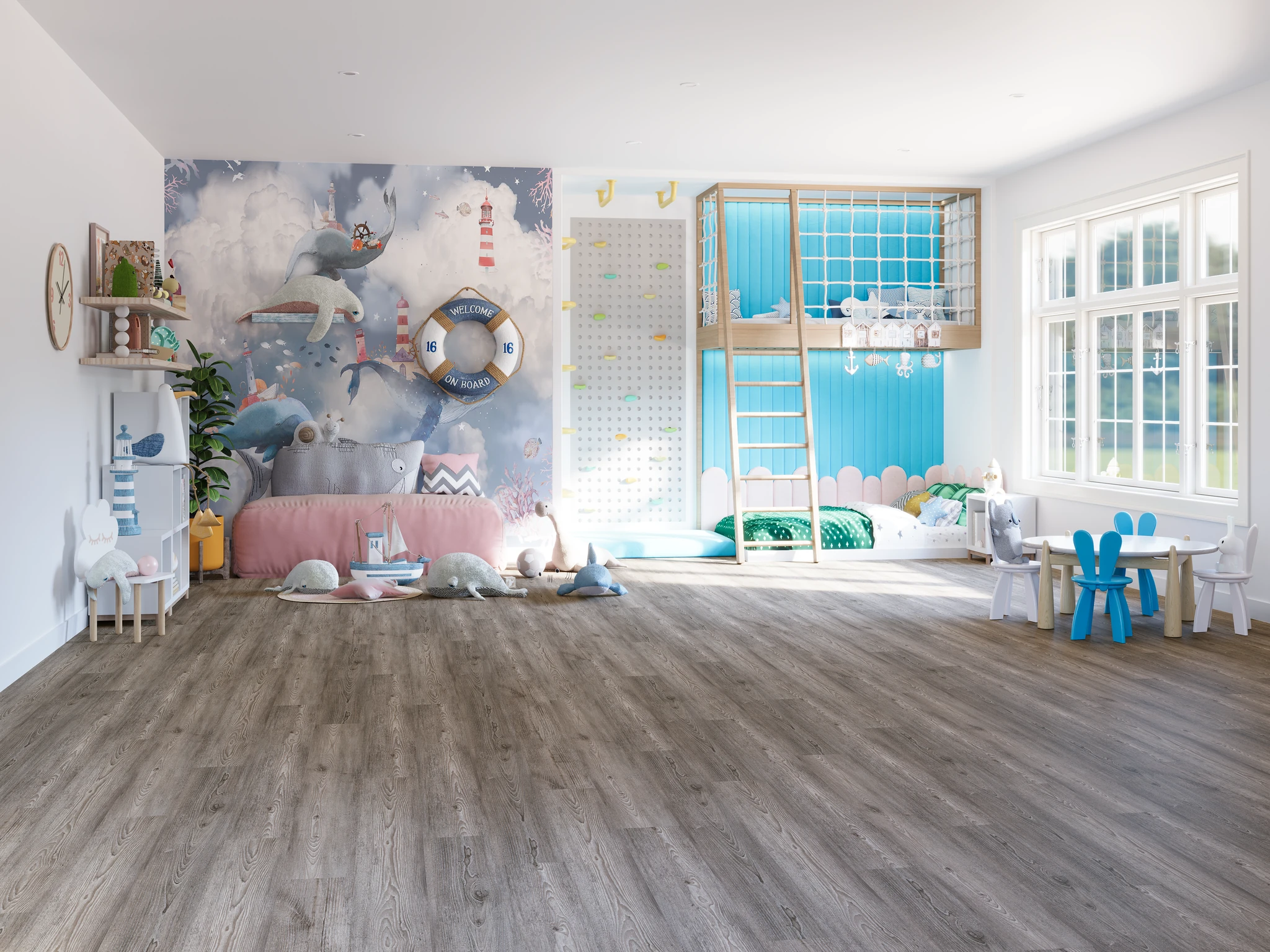 Rocky Mountain 4441 - Cascade Vinyl (LVT) Floor Flooring visualization by Goodfellow