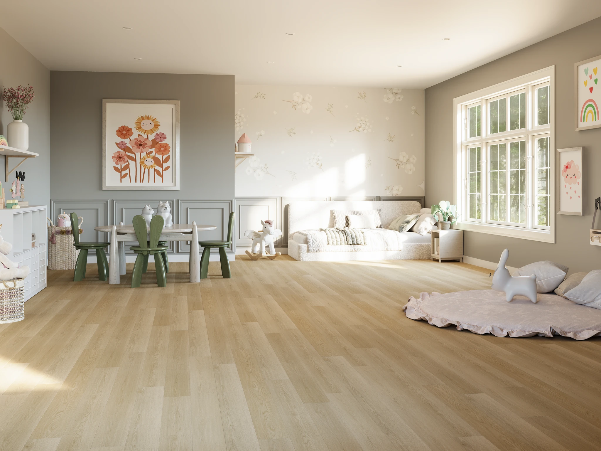 Aspen 5509 - Alpine Gold Vinyl (SPC) Floor Flooring visualization by Goodfellow