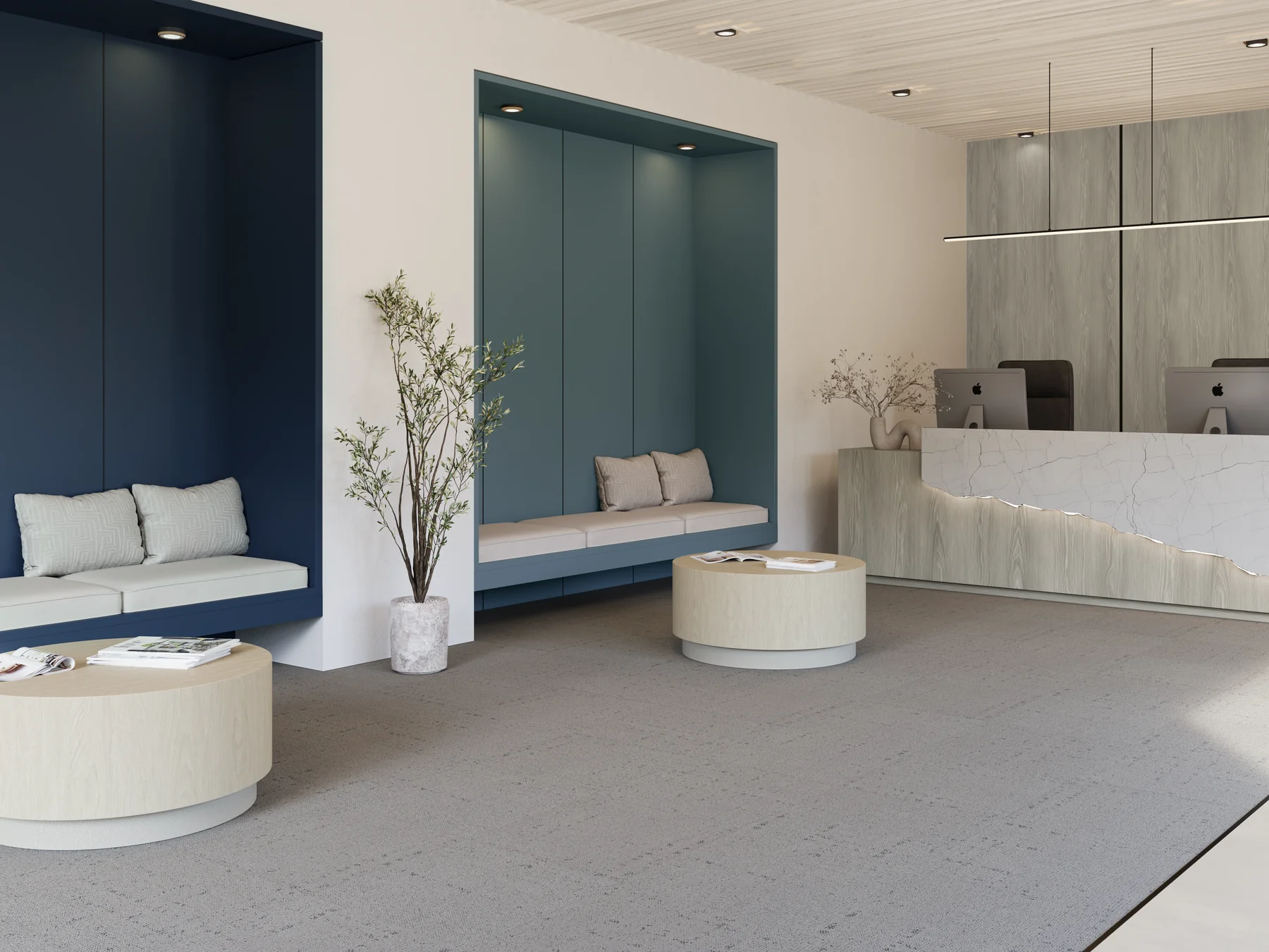 Tidal Pool Laminate Panel visualization by Pionite a Panolam Brand