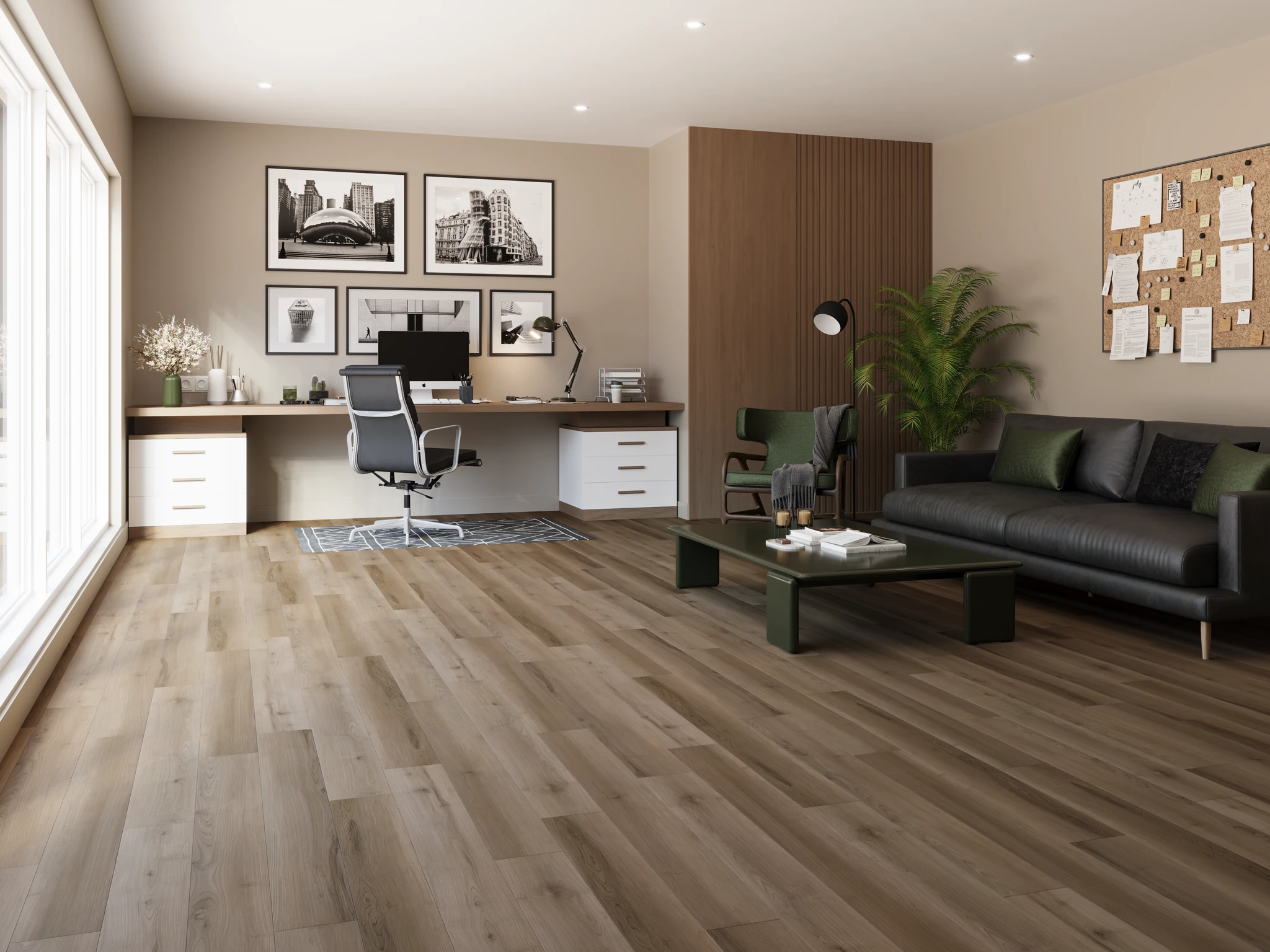 HydraSafe 8158 - SeaWood Laminate Floor Flooring visualization by Goodfellow