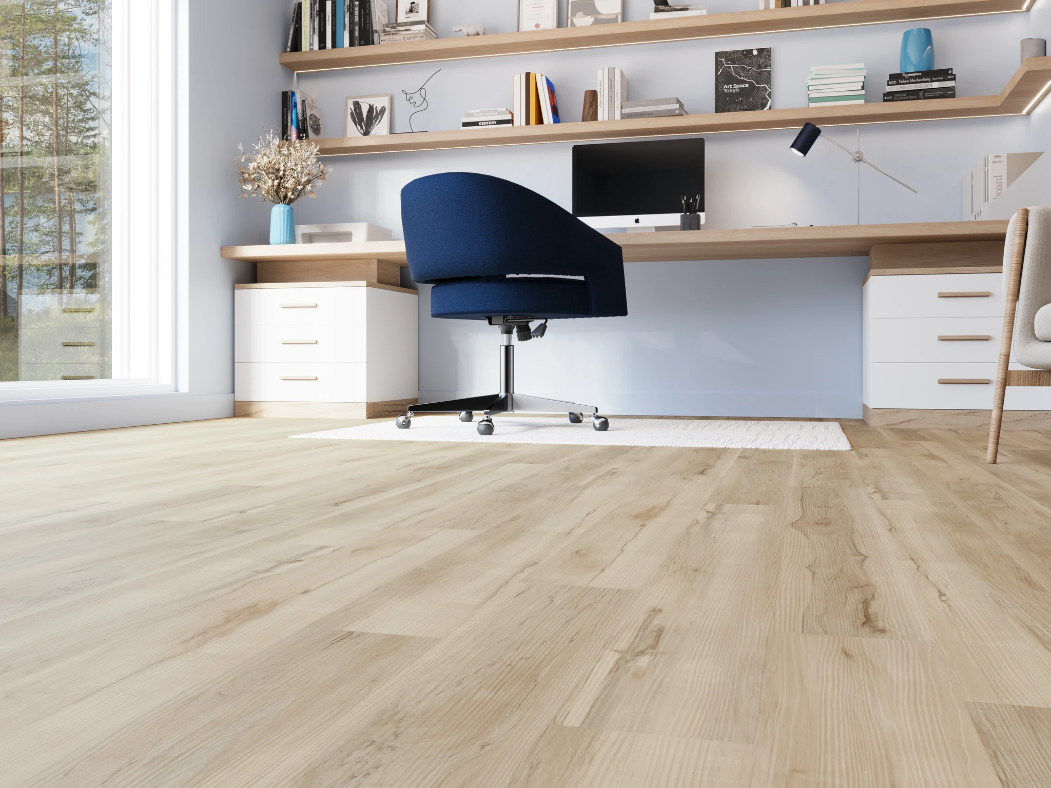 Kelowna 3210 - Sandhill Vinyl (SPC) Floor Flooring visualization by Goodfellow