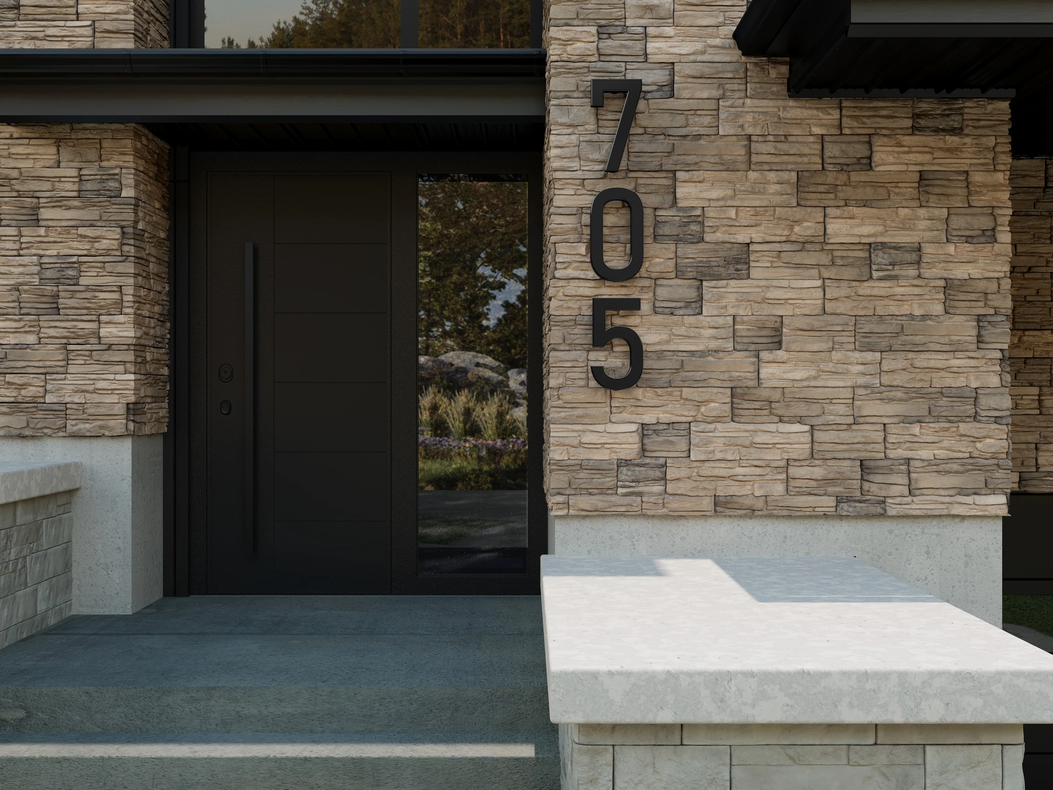Maibec Acenta Anna-Stonehenge Wall Cladding visualization by Maibec