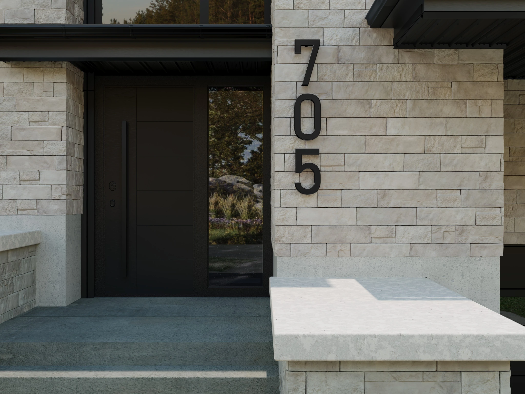 Maibec Acenta Rosa | Moorecrest Wall Cladding visualization by Maibec