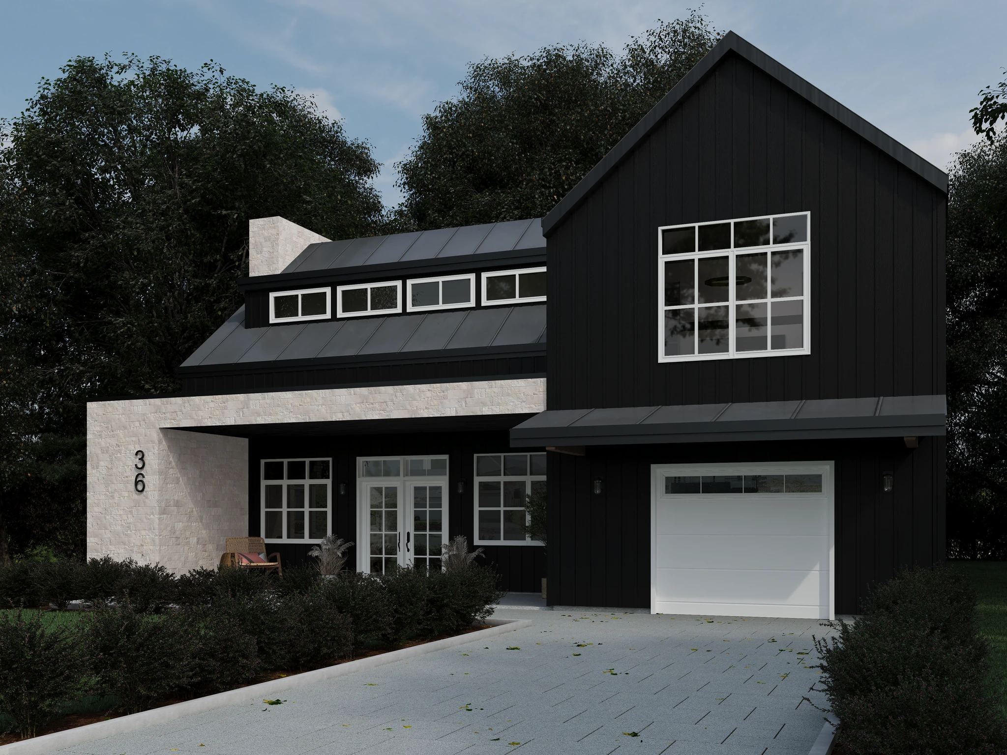 Visualisation de Maibec CanExel Board & Batten Noir Board & Batten par Maibec