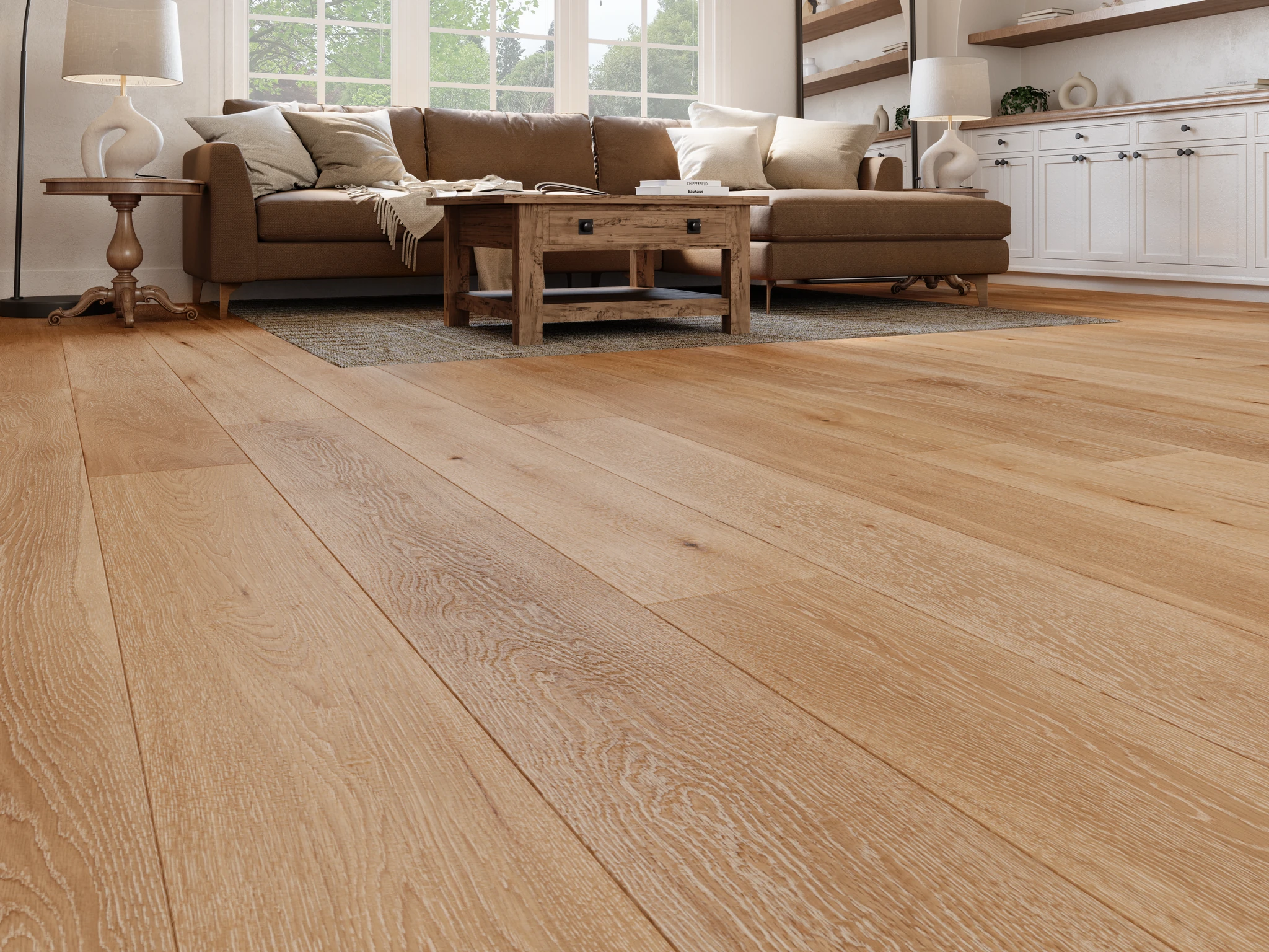 San Marino - Sand Engineered Wood Floor Flooring visualization by Goodfellow