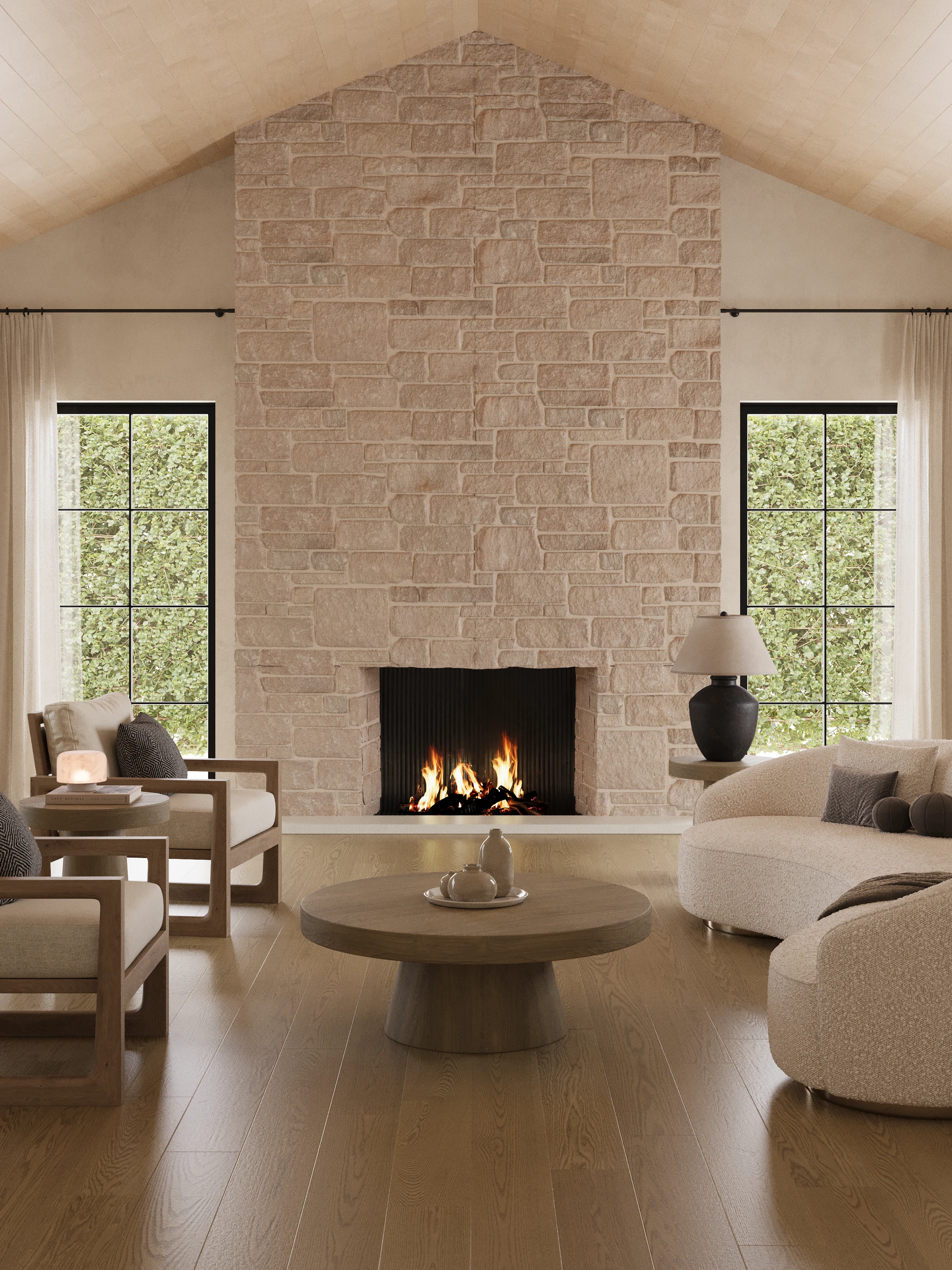 Visualisation de INDIANA LIMESTONE - FULL COLOR BLEND™ Rockford Estate Blend® - Random Ashlar Revêtement mural extérieur par Polycor