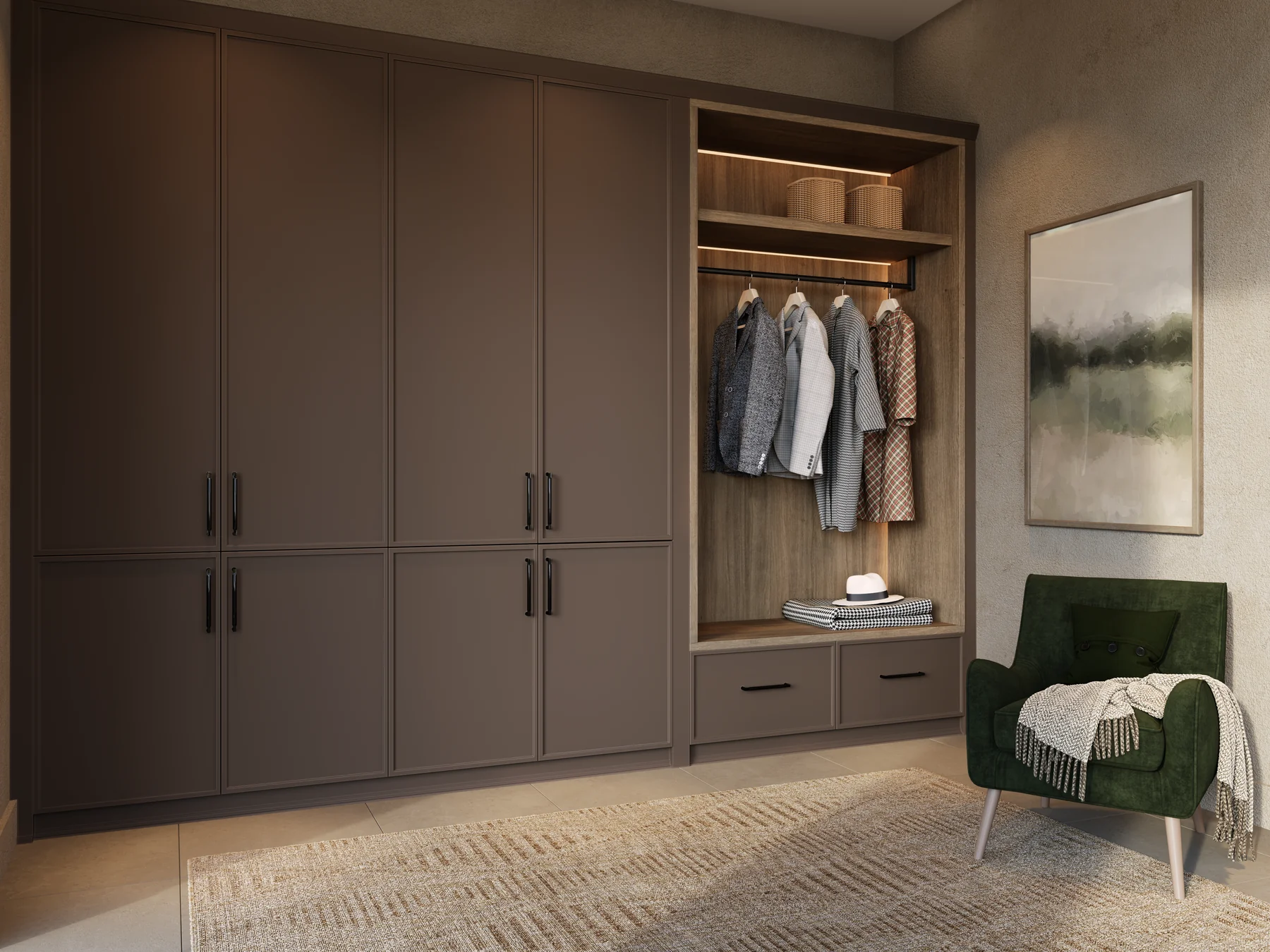 Tiramisu PM783 Laminate Cabinets visualization by Tafisa