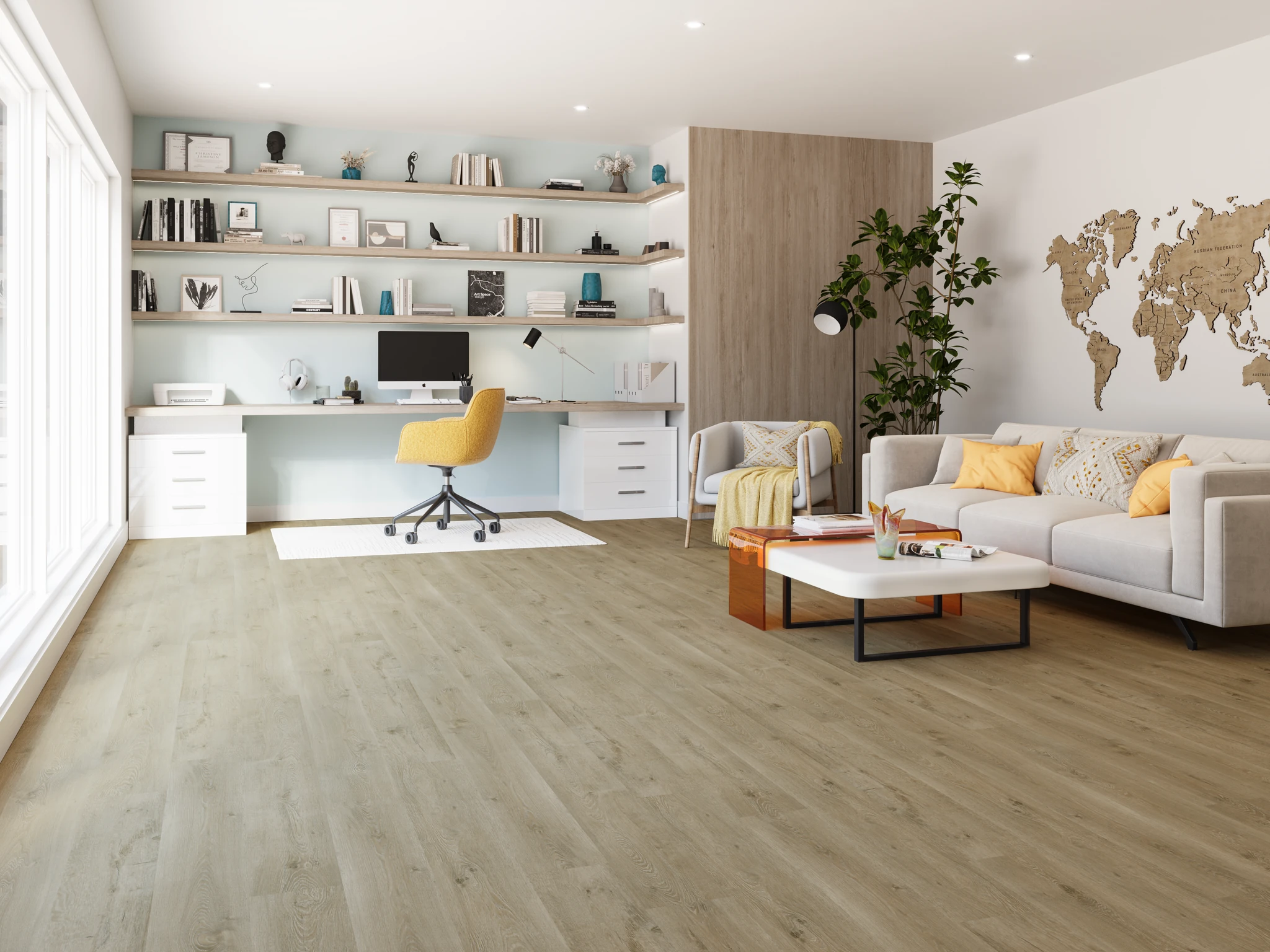 Woodscape 5816 - Canopy Vinyl (WPC) Floor Flooring visualization by Goodfellow