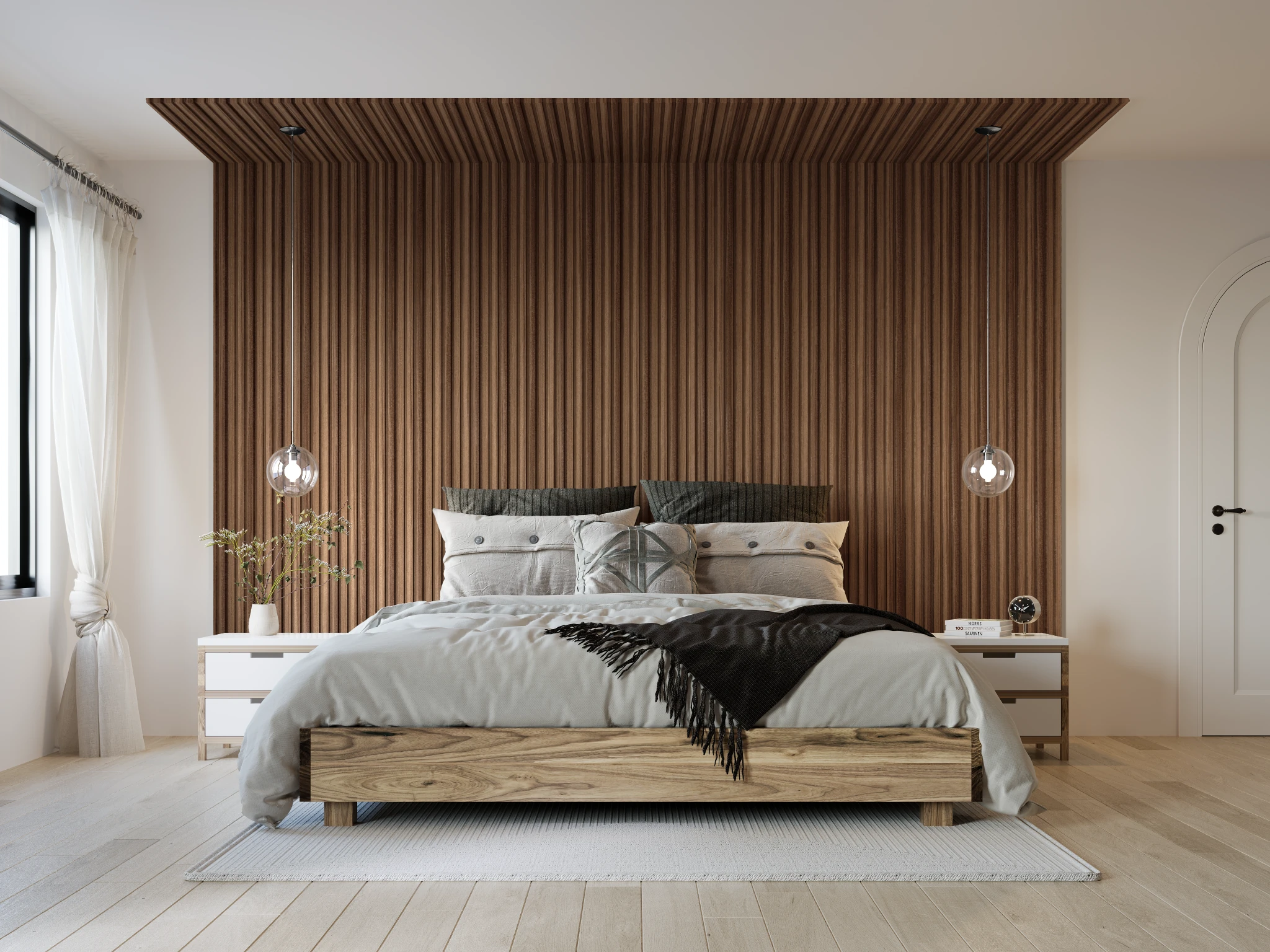 Visualisation de Profil mural (profile 3771) Texas Oak 3037 Armoire par Sublime