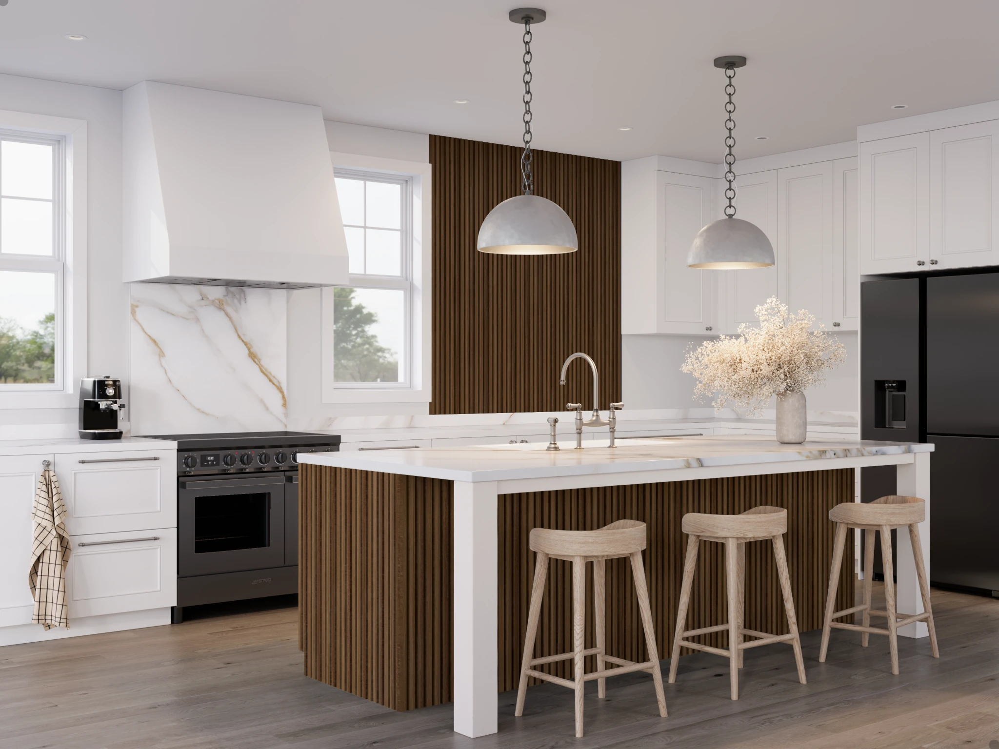 Visualisation de Profil mural (profile 3771) Texas Oak 3037 Armoire par Sublime