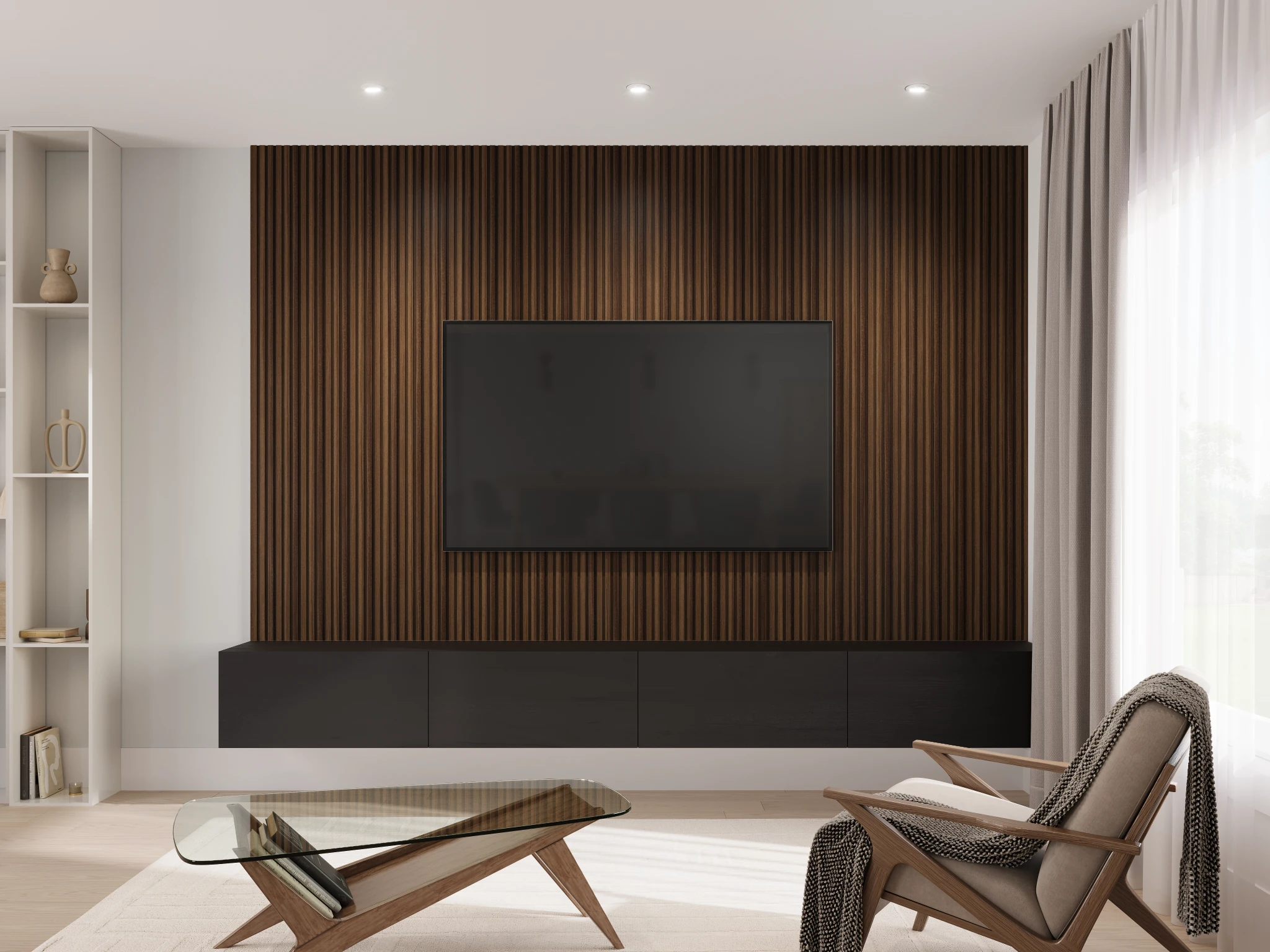 Visualisation de Profil mural (profile 3771) Texas Oak 3037 Armoire par Sublime