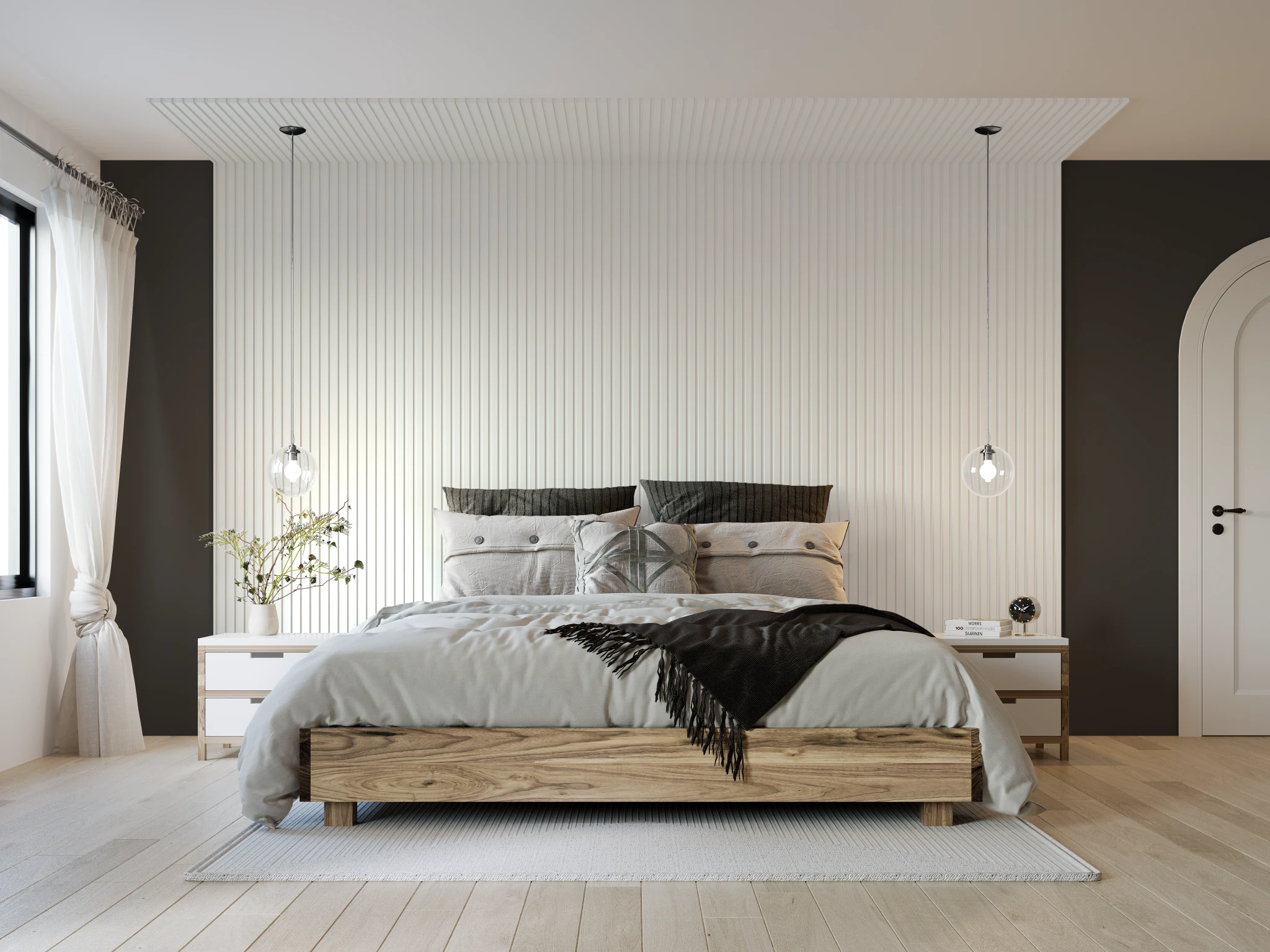 Visualisation de Profil mural (profil 3771) Alaska Oak 3043 Armoire par Sublime