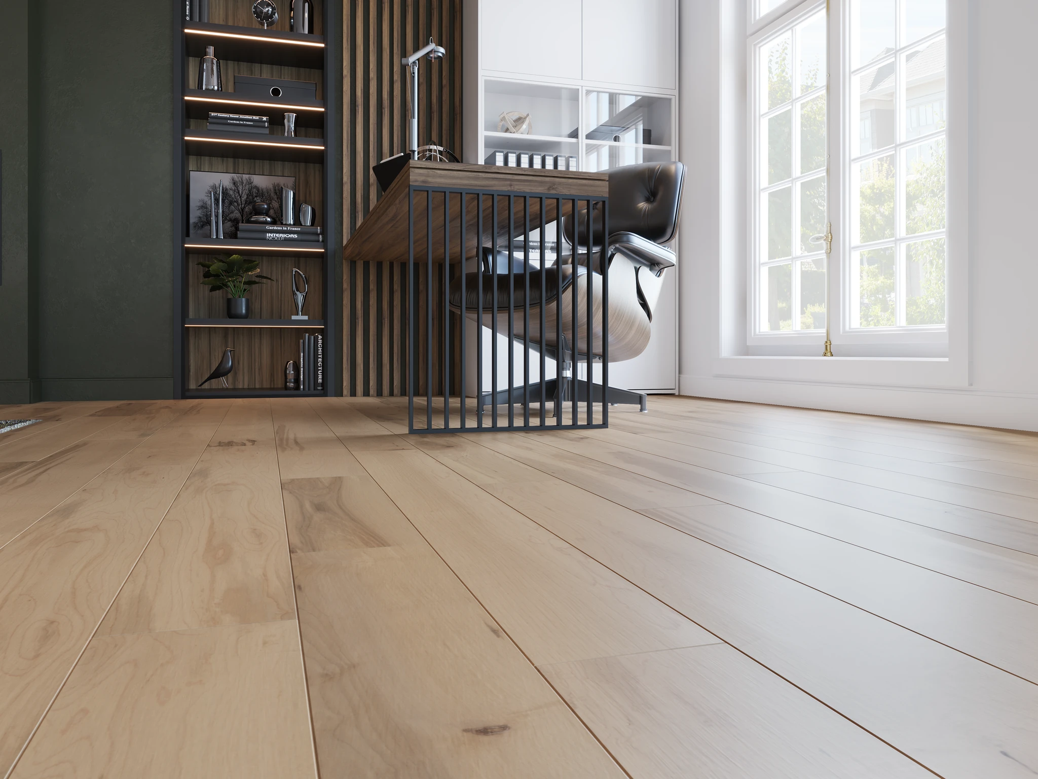Adam Matte Maple Wood Floor Flooring visualization by Planchers PG