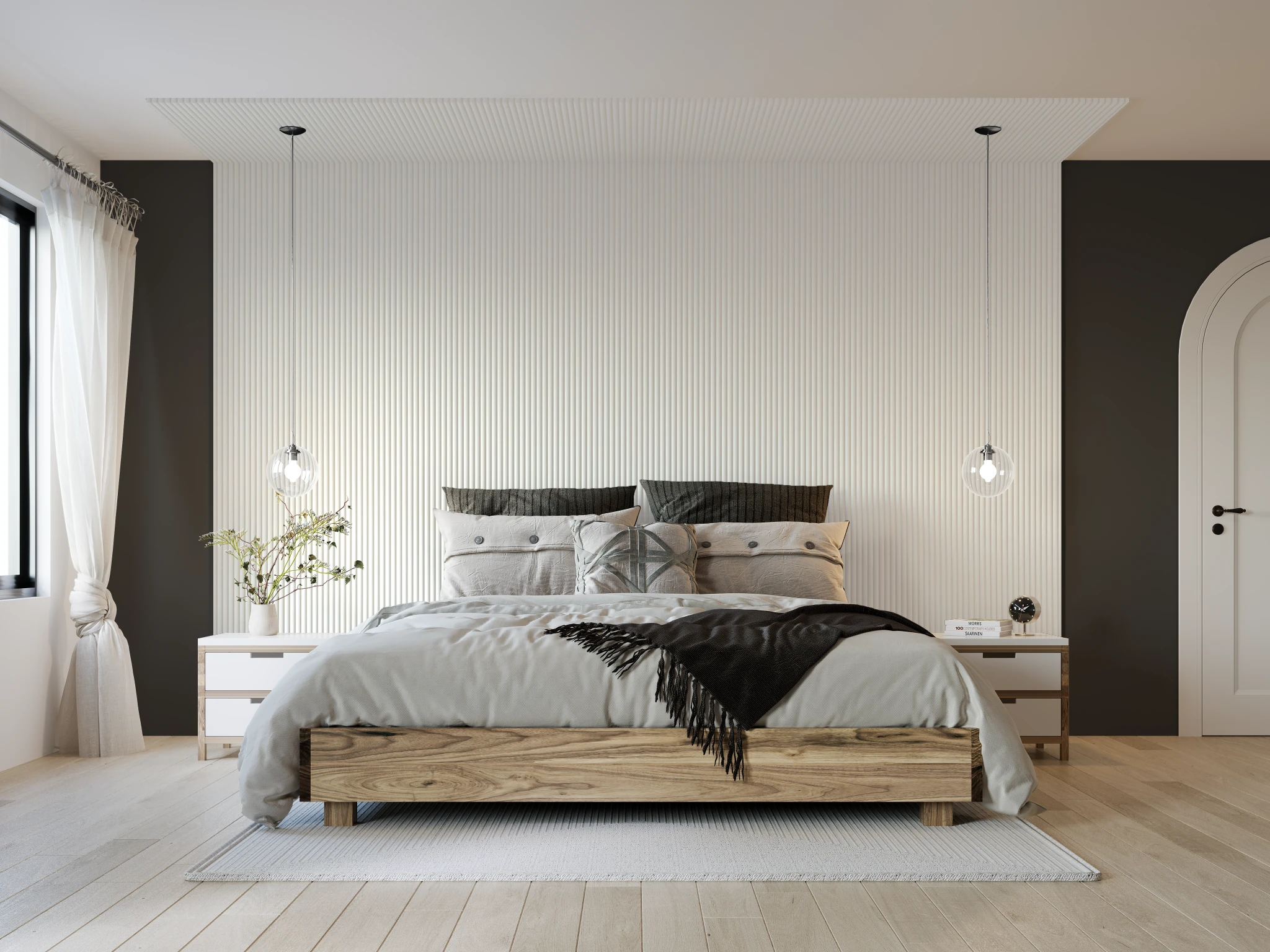 Wall Profile (profile 2200) Alaska Oak 3043 Cabinets visualization by Sublime